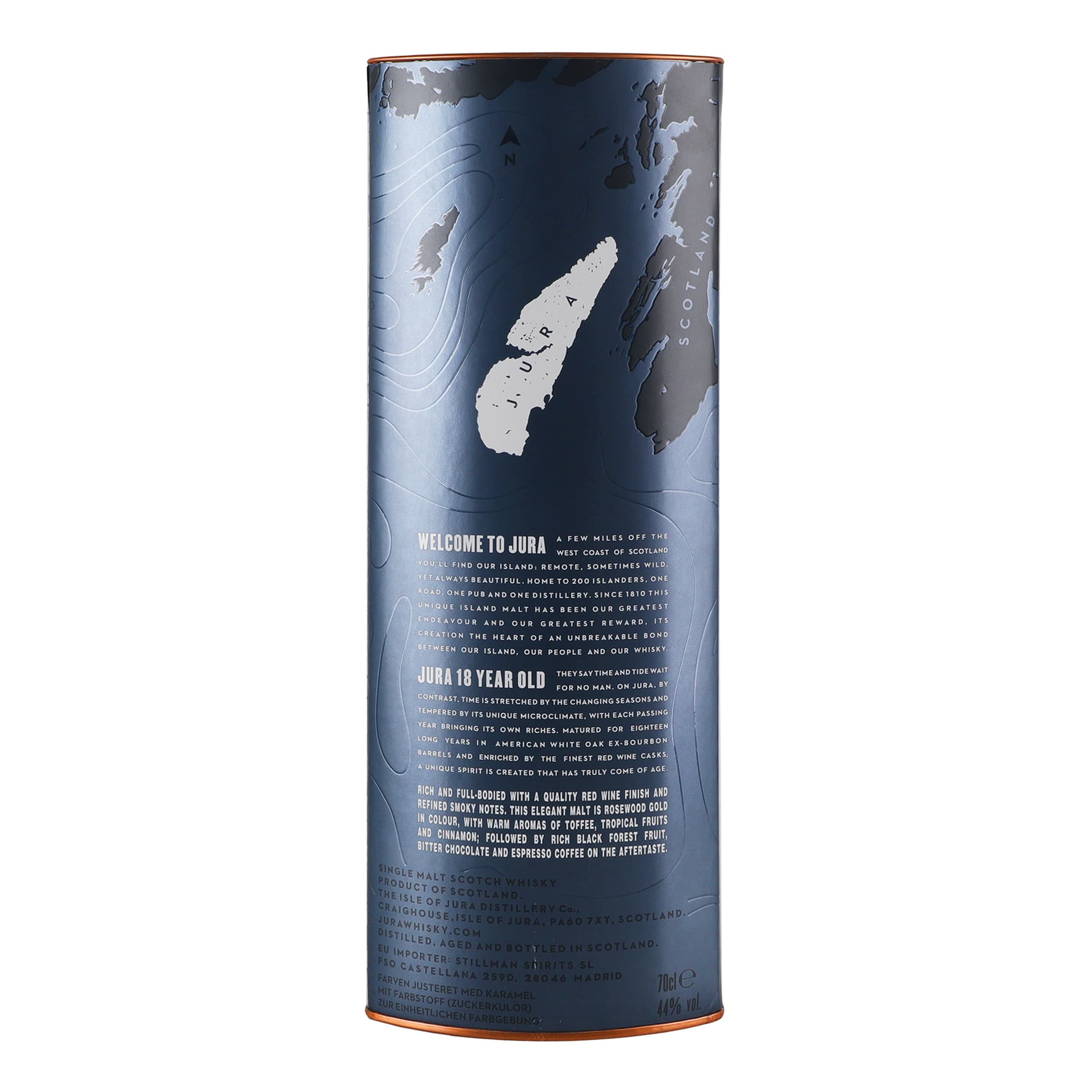 Віскі Jura 18 yo Single Malt Scotch Whisky 44% 0.7 л