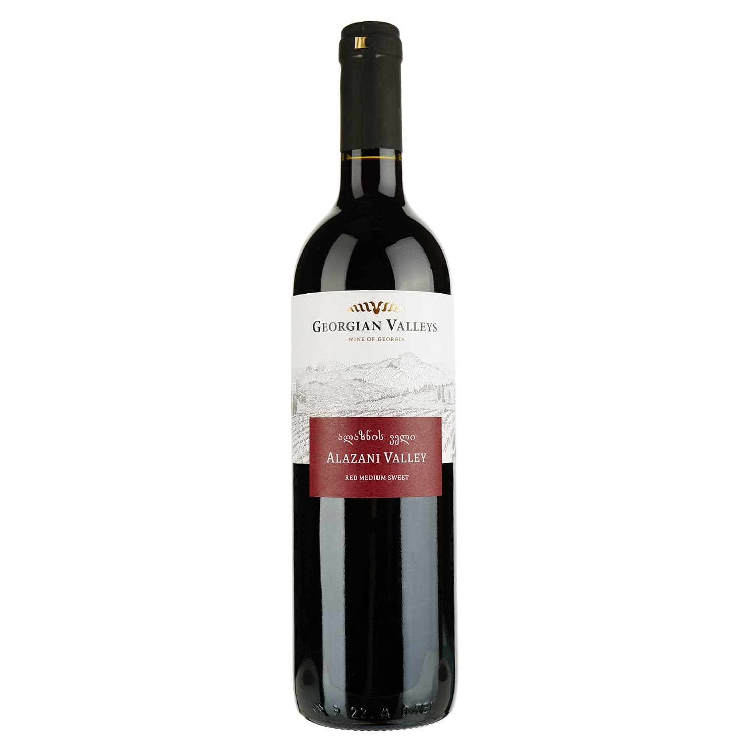 Вино Georgian Valleys Alazani Valley Red Medium Sweet червоне напівсолодке 11.5% 0.75 л