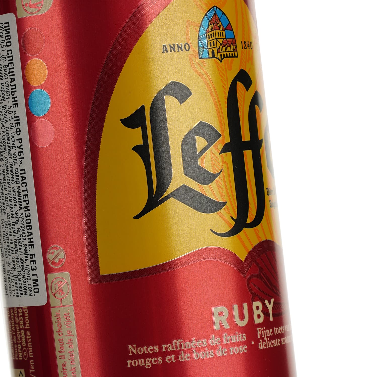 Пиво Leffe Ruby світле 5% 0.5 л з/б