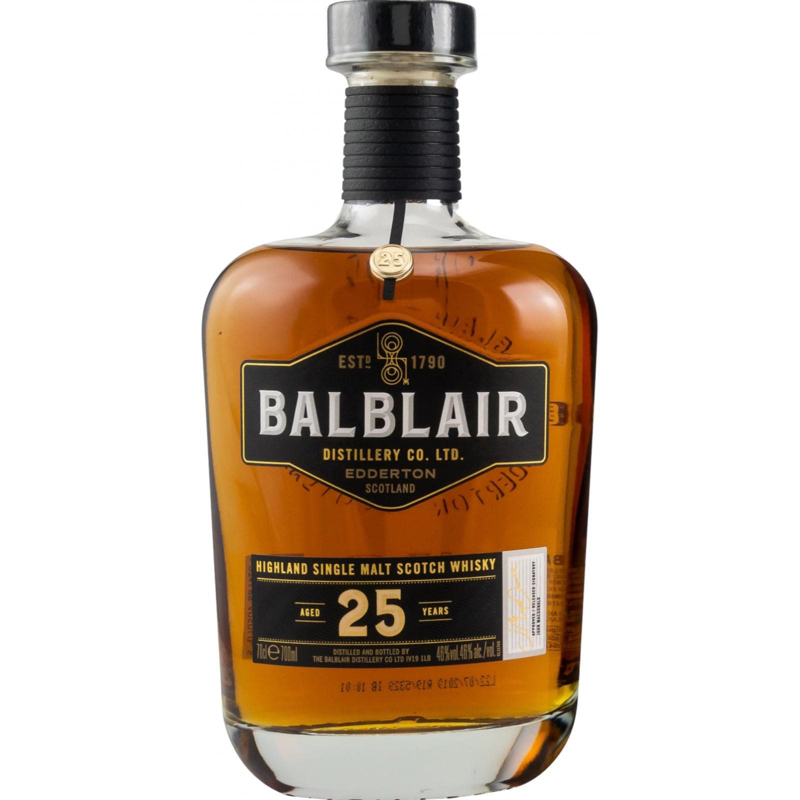 Віскі Balblair Highland Single Malt 25 y.o. 46% 0.7 л