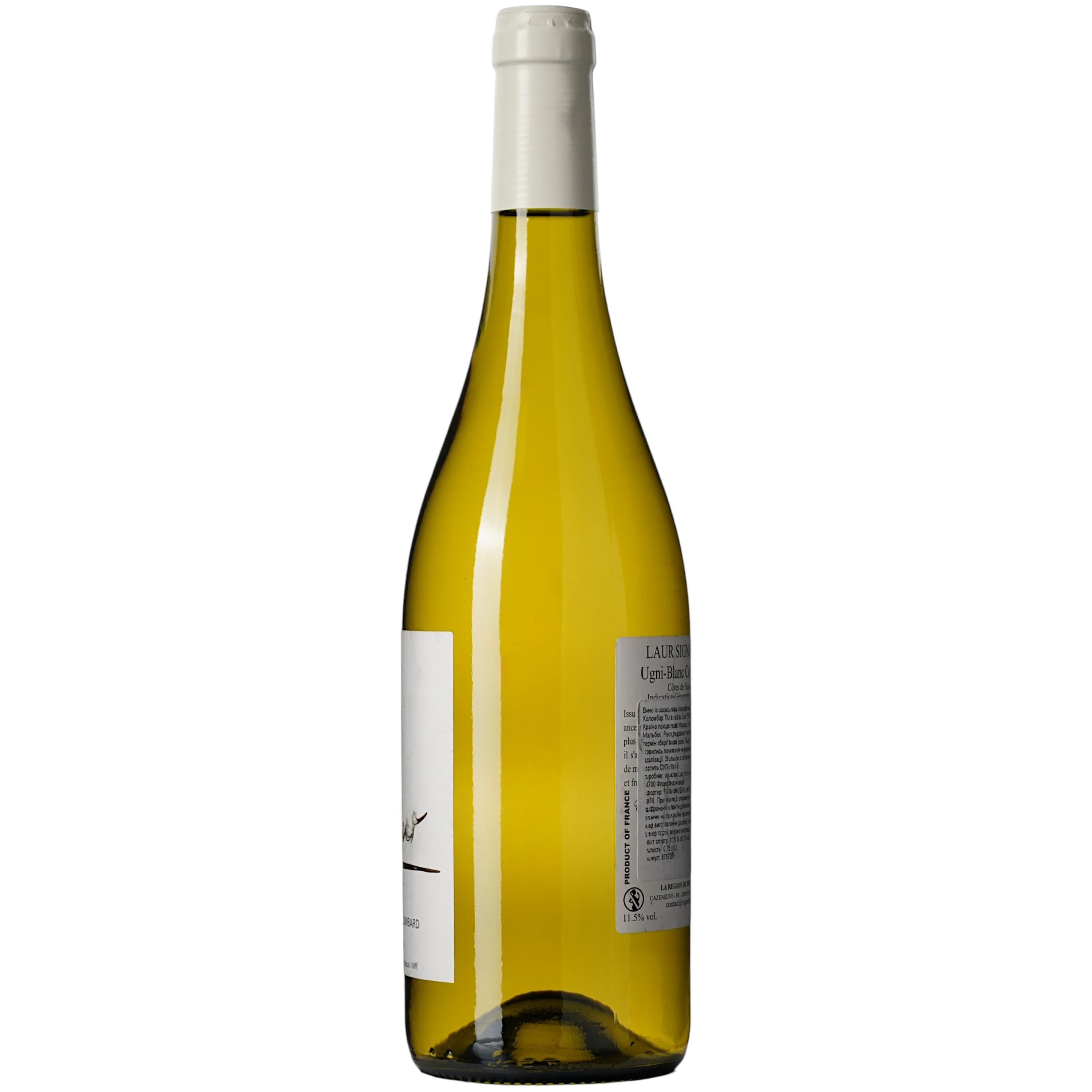 Вино Chateau Laur Signature Laur Ugni Blanc Colombar IGP Gascogne біле сухе 0.75 л
