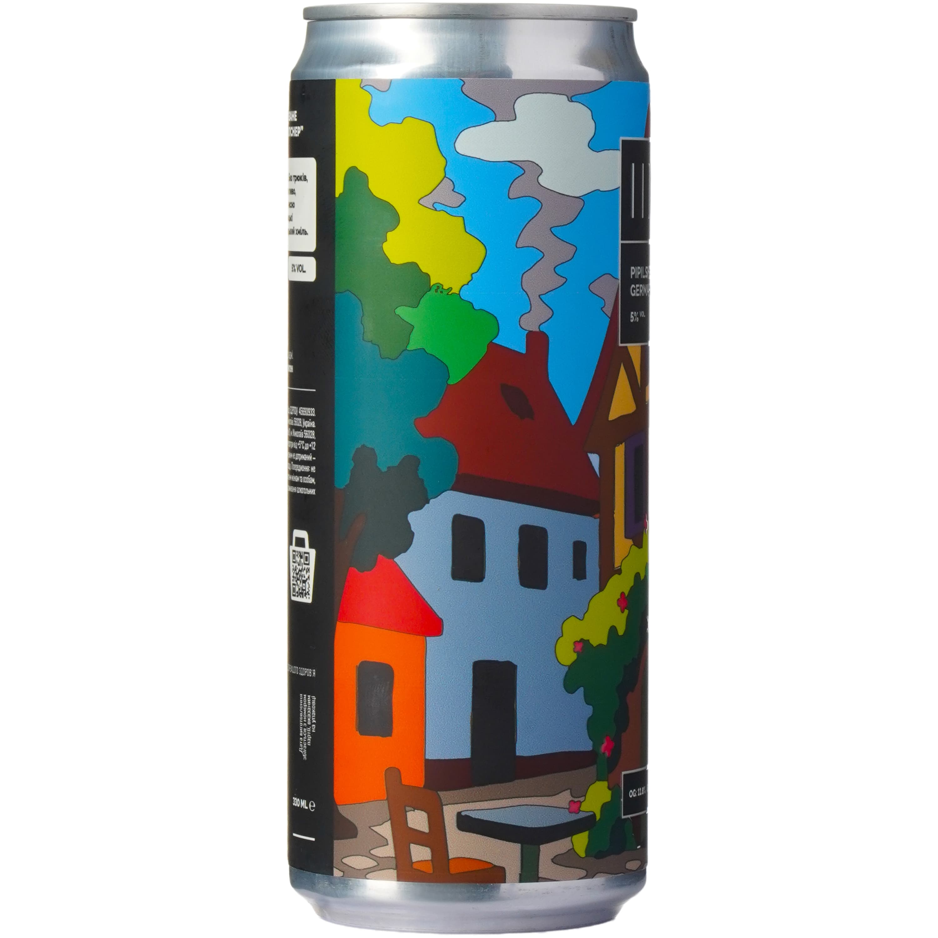 Пиво Sho Brewery Pipilsner світле нефільтроване 0.33 л