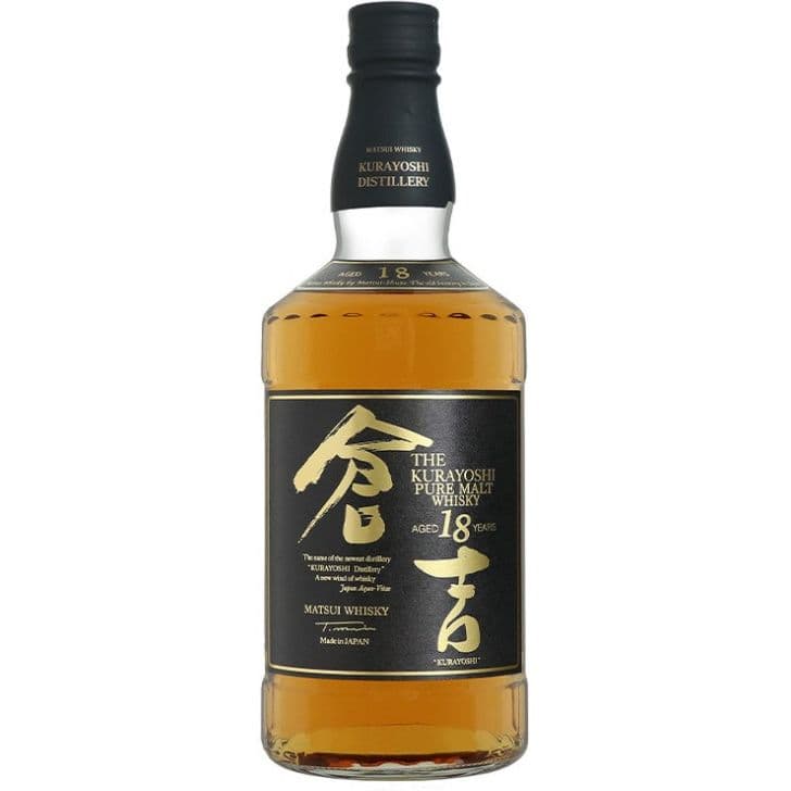 Віскі The Kurayoshi 18 yo Pure Malt Japanese Whisky, 50%, у подарунковій упаковці, 0,7 л