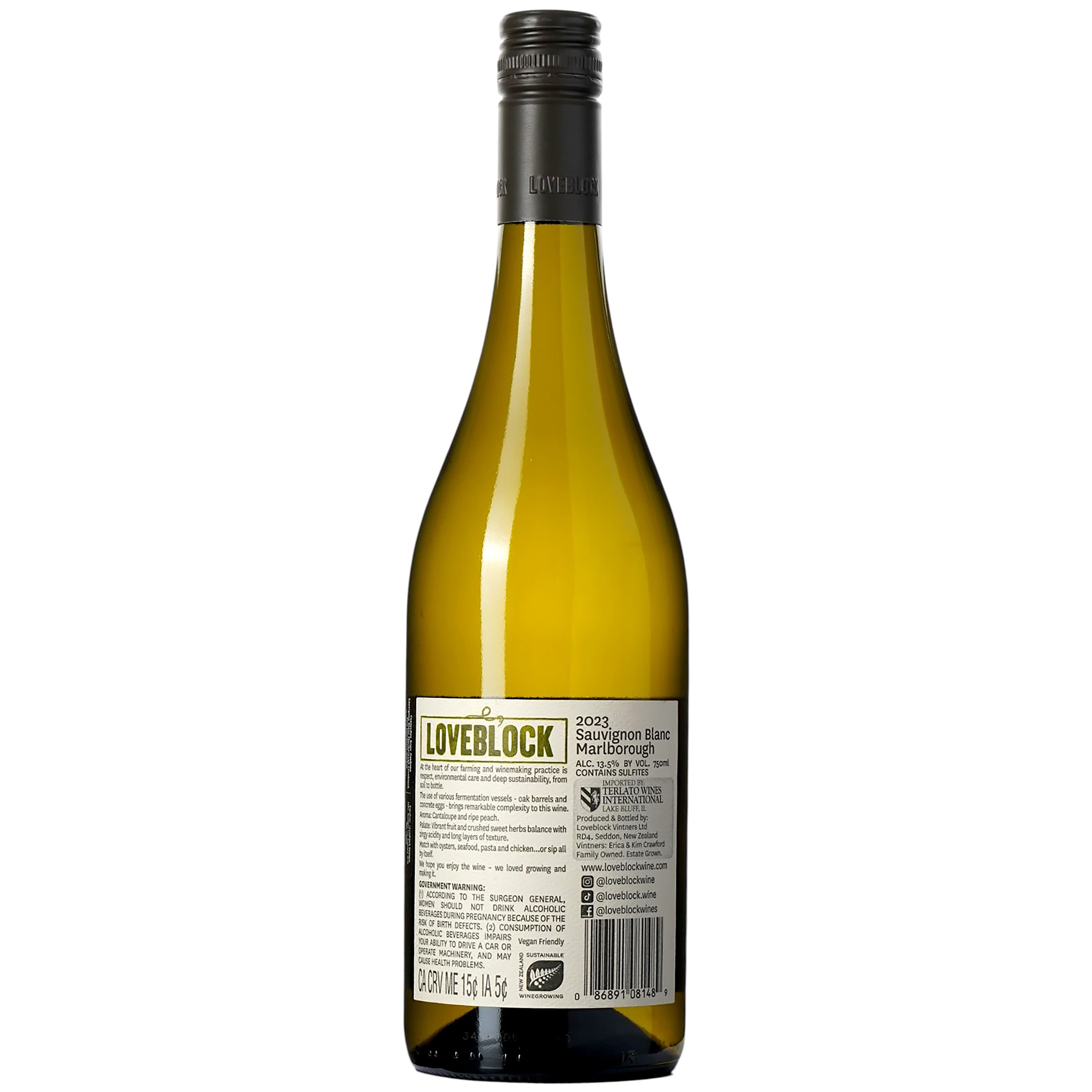 Вино Loveblock Sauvignon Blanc біле сухе 13.5% 0.75 л