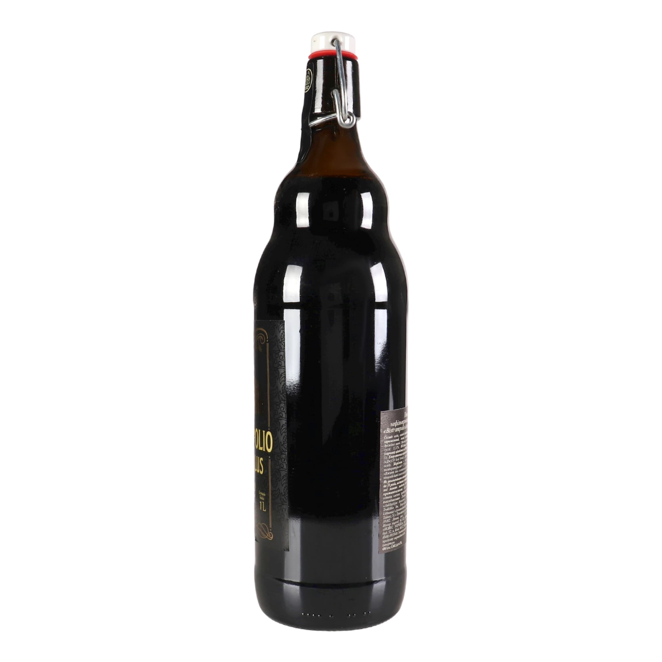 Пиво Bistrampolio Dvaro Alus Chocolate темне 6% 1 л