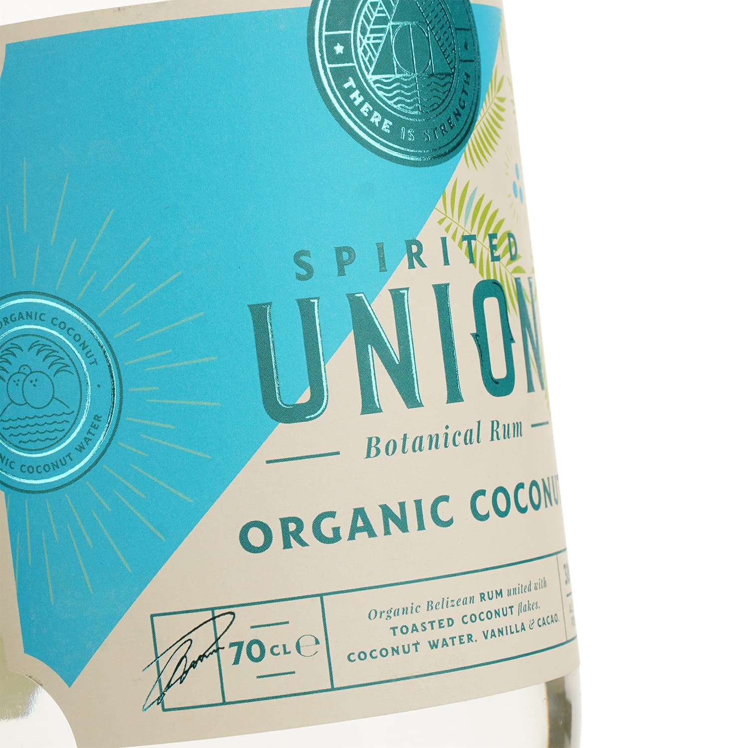 Ром Spirited Union Organic Coconut Botanical Rum 38% 0.7 л