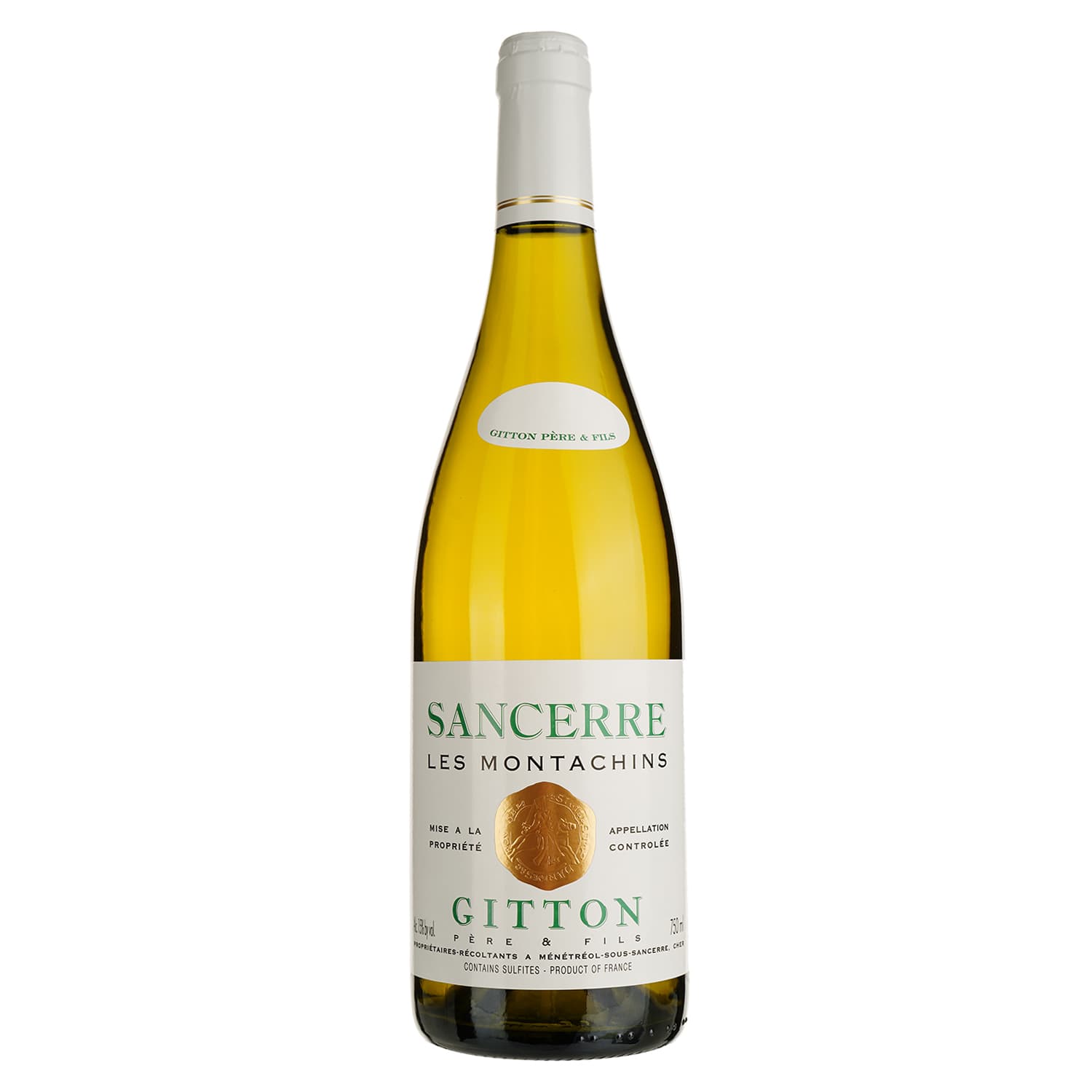 Вино Gitton Sancerre Les Montachins біле сухе 12% 0.75 л (1218210)