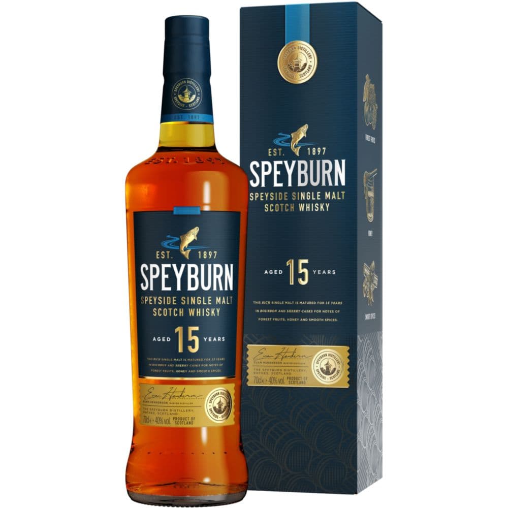Віскі Speyburn Single Malt Scotch Whisky 15 yo, у подарунковій упаковці, 46%, 0,7 л