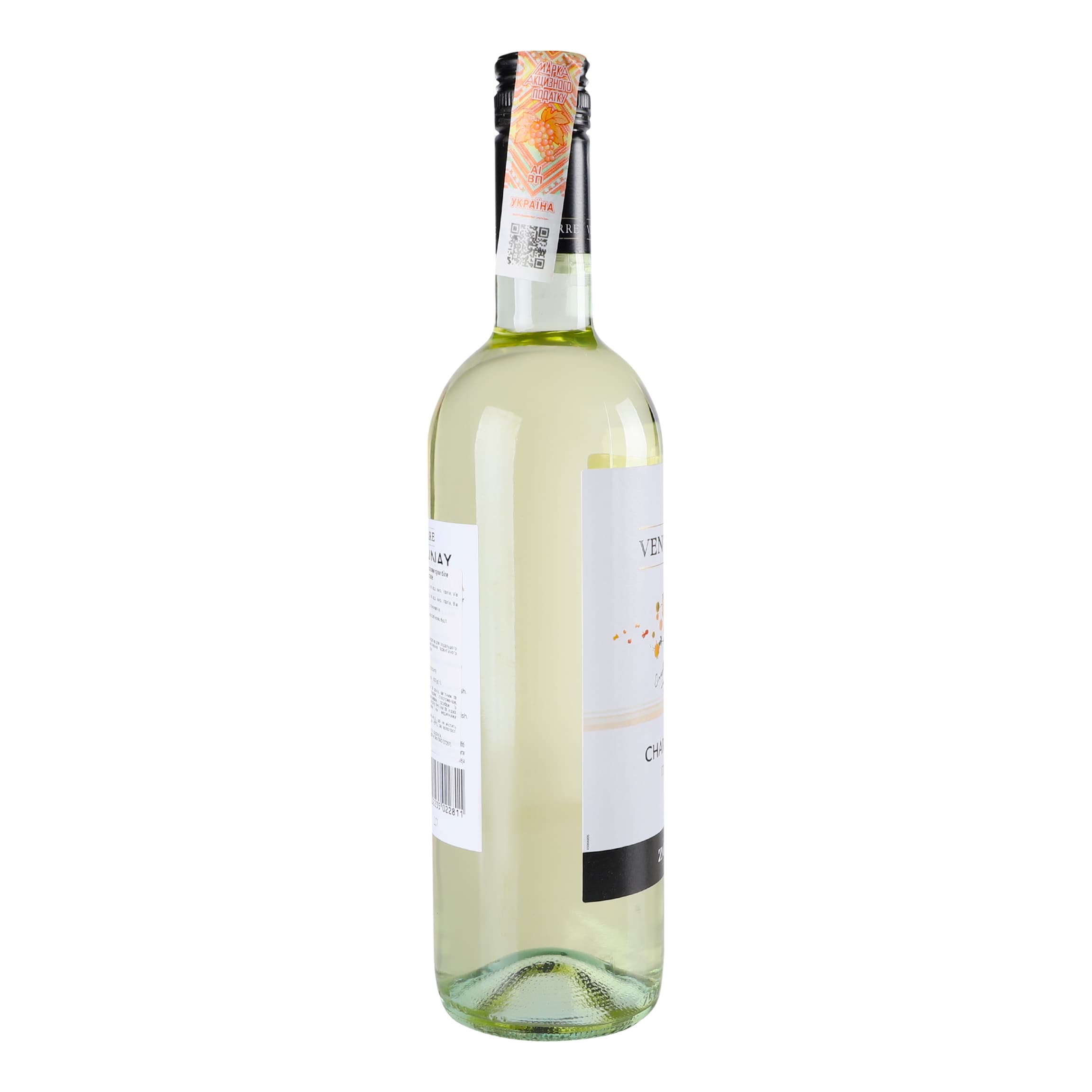 Вино Zonin Chardonnay Italiano IGP, біле, сухе, 12%, 0,75 л