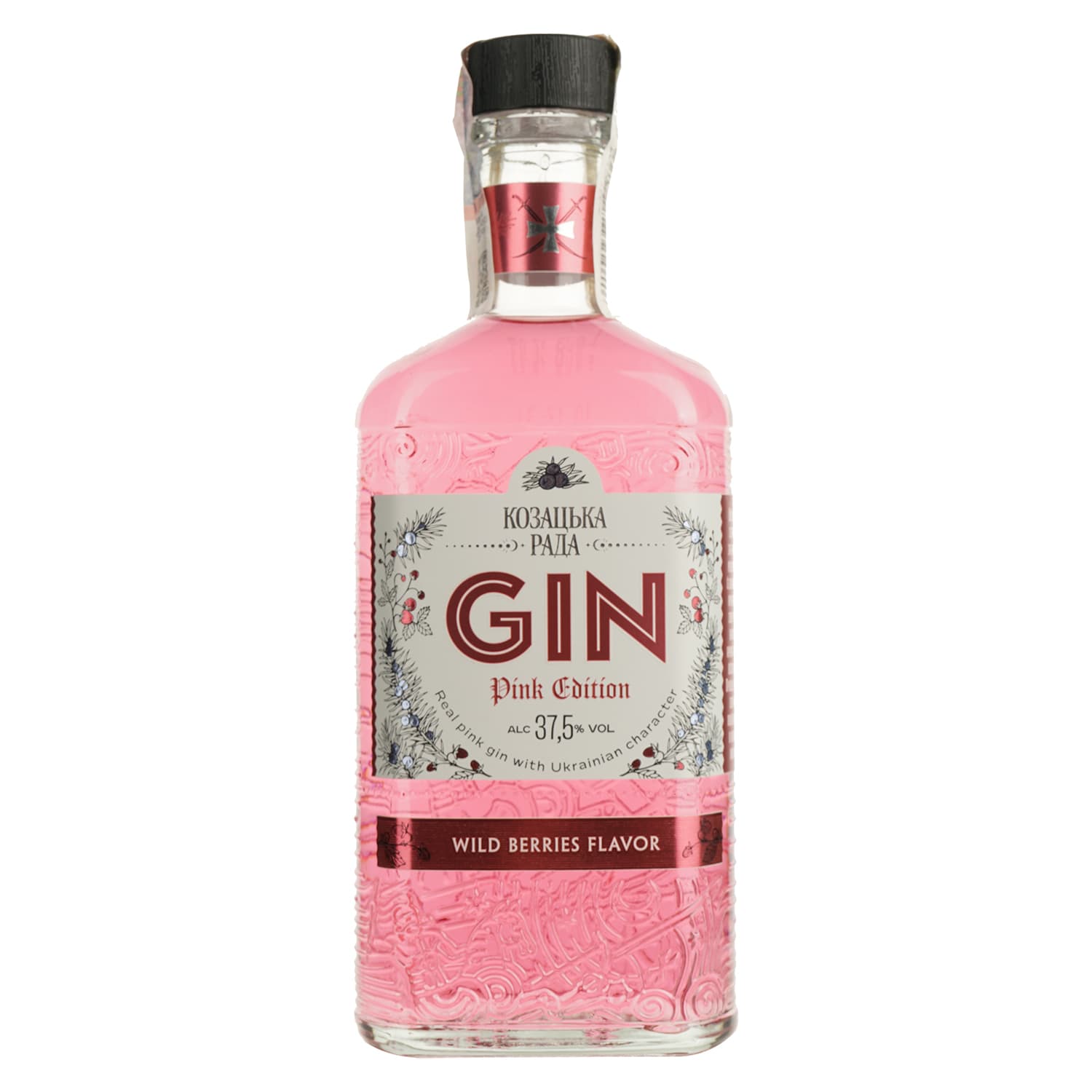 Джин Козацька Рада Pink Edition 37.5% 0.5 л