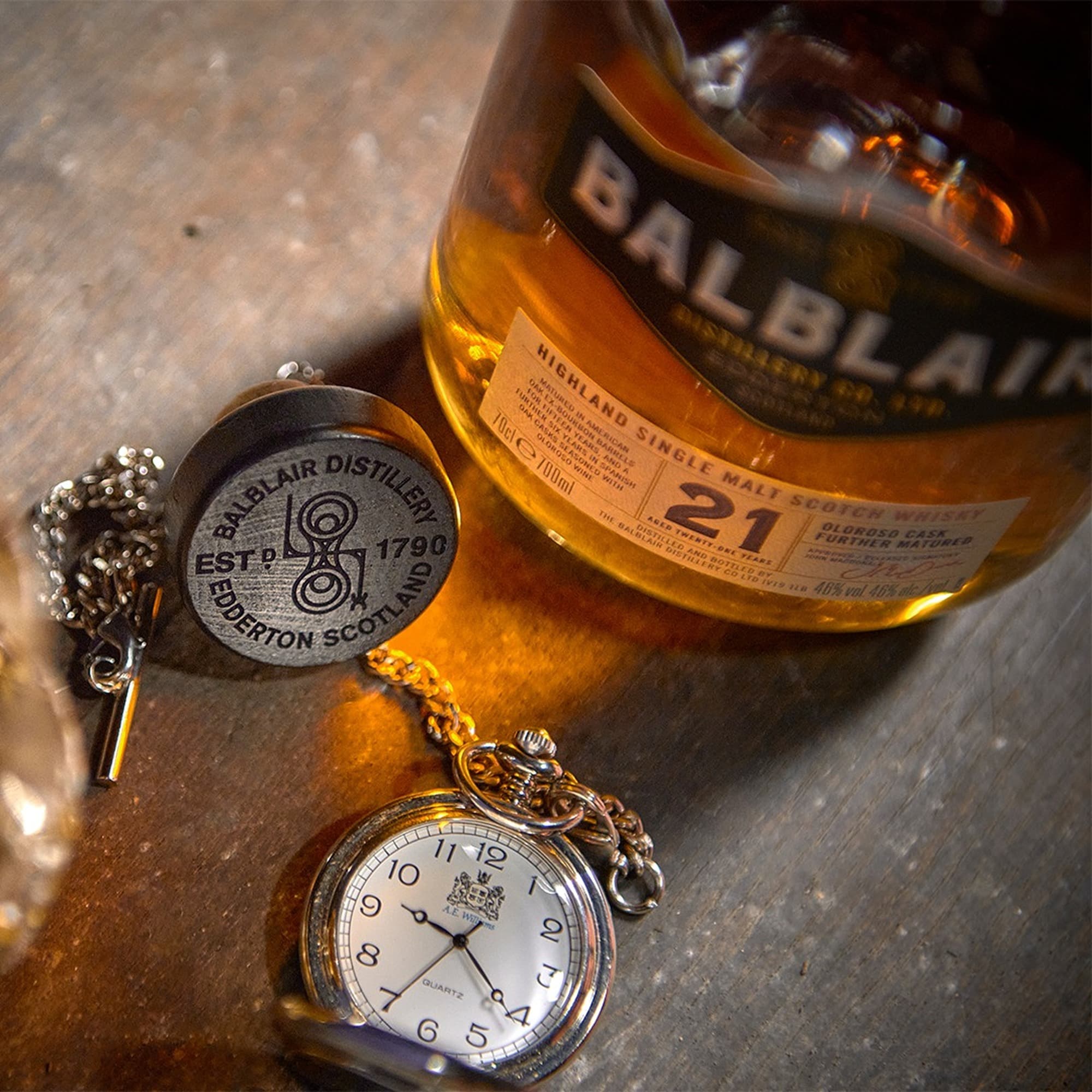 Віскі Balblair Highland Single Malt 21 y.o. 46% 0.7 л