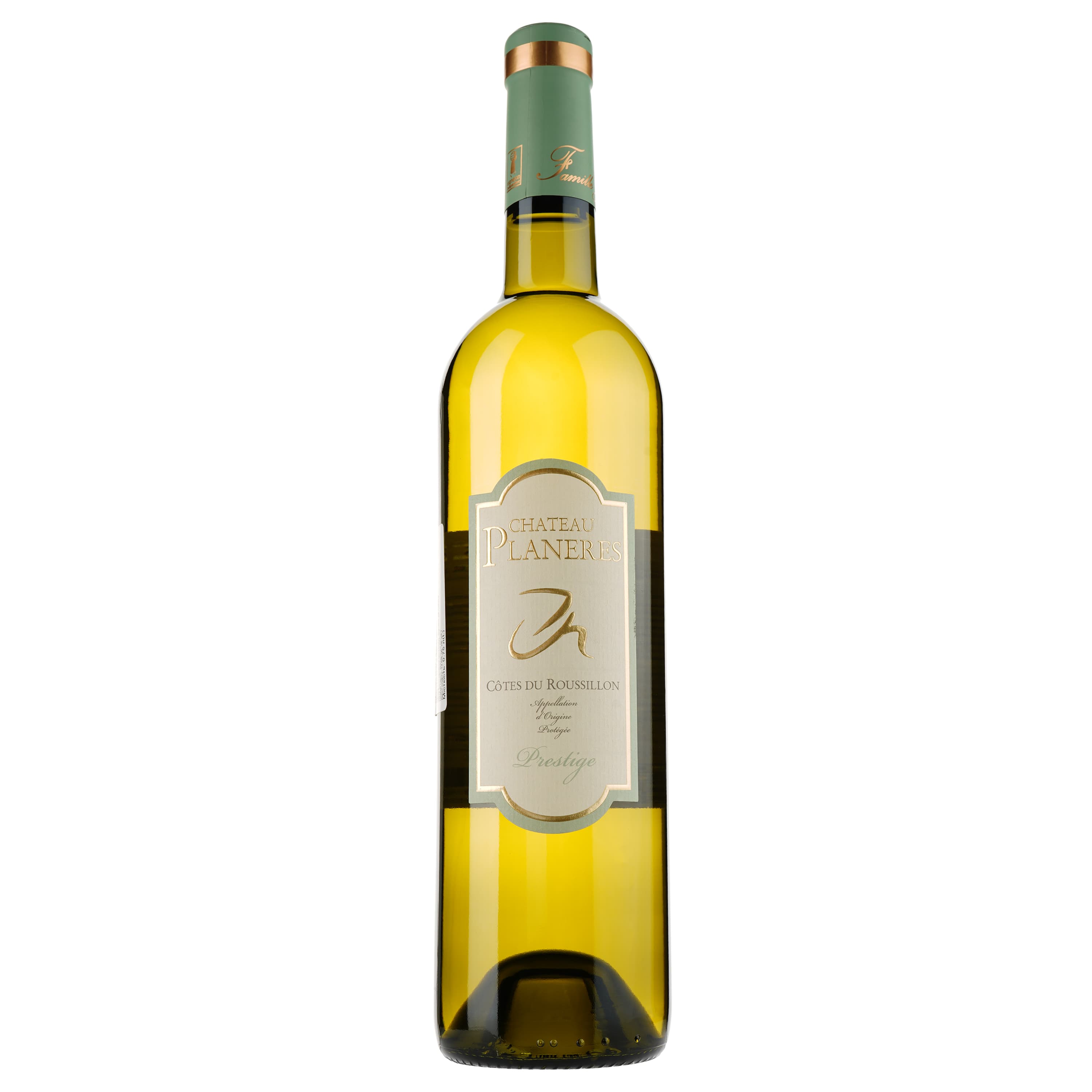 Вино Chateau Planeres Prestige Blanc AOP Cotes du Roussillon, біле, сухе, 0,75 л