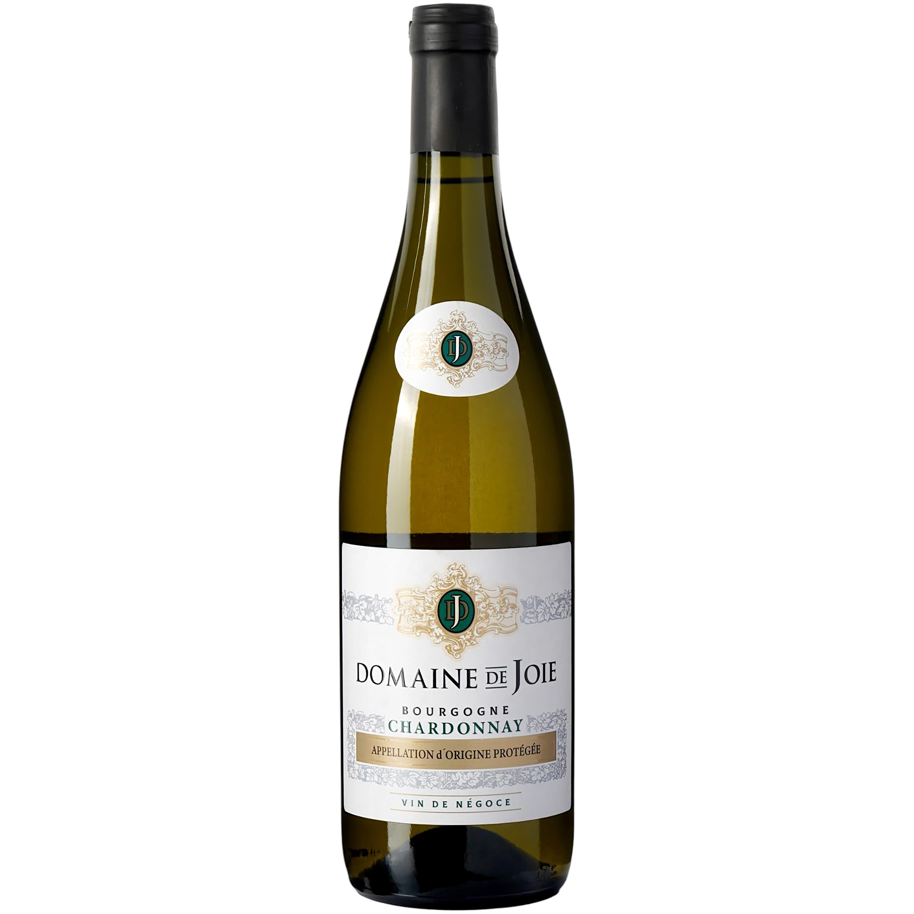Вино Domaine de Joie Bourgogne Chardonnay AOC біле сухе 0.75 л