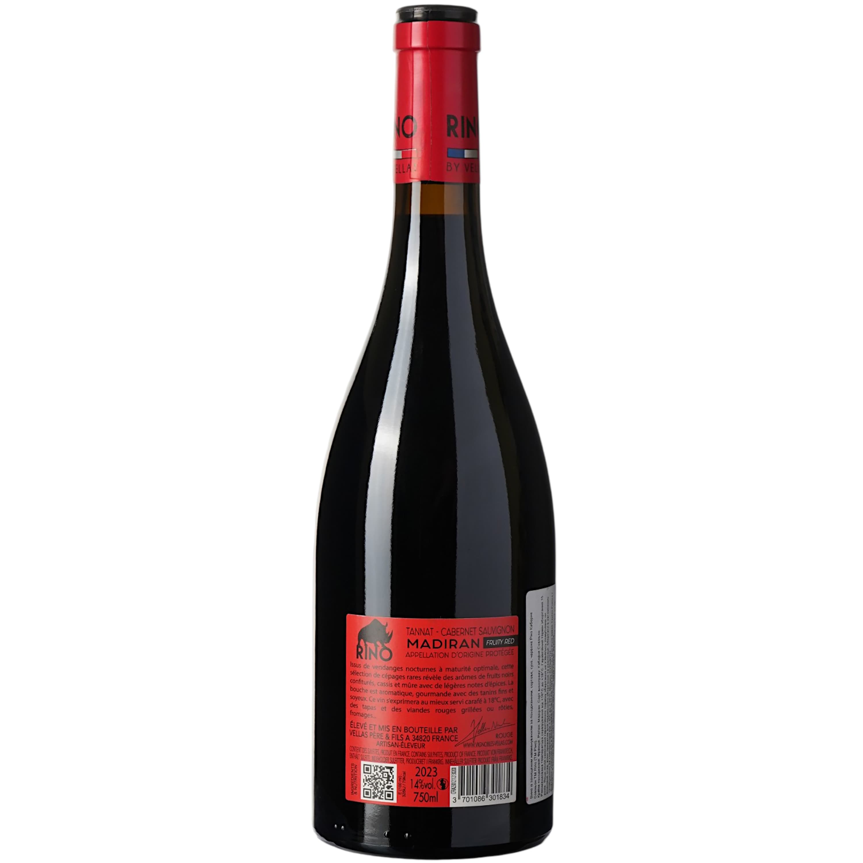 Вино Rino Cabernet Sauvignon AOP Madiran червоне сухе 0.75 л
