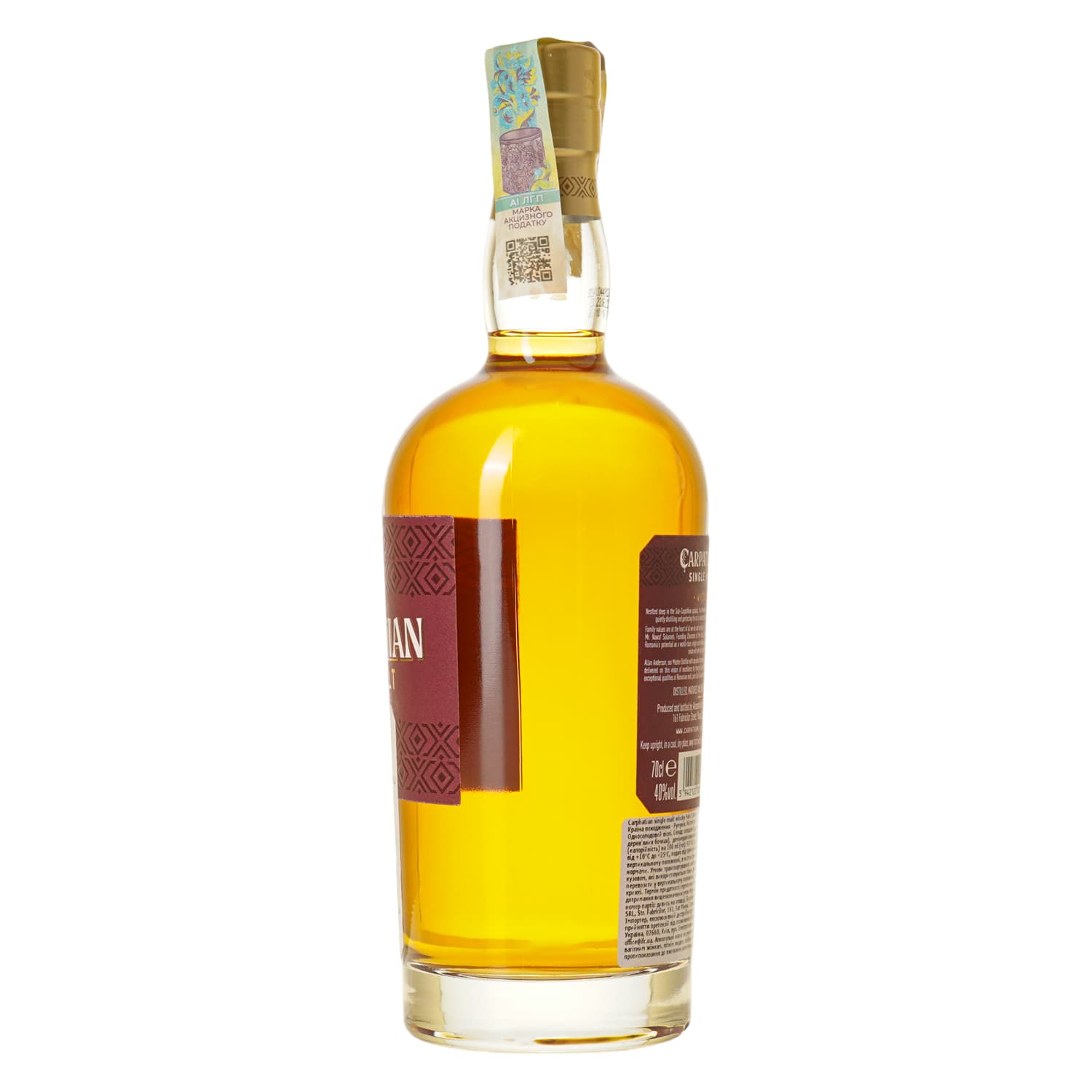 Віскі Carpathian Palo Cortado односолодове 0.7 л 40%