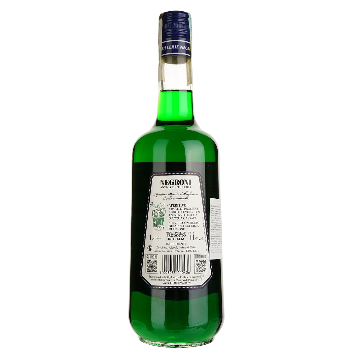 Лікер Negroni Antica Distilleria Evergreen 11% 1 л