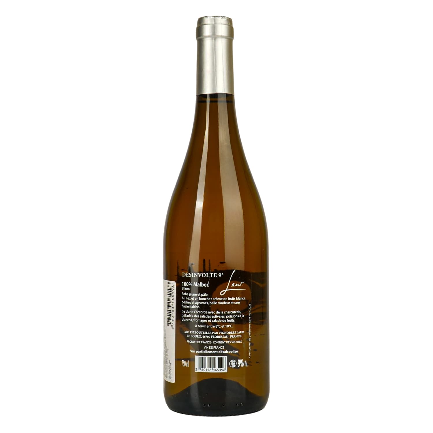Вино Chateau Laur Desinvolte Vin de France біле сухе 0.75 л