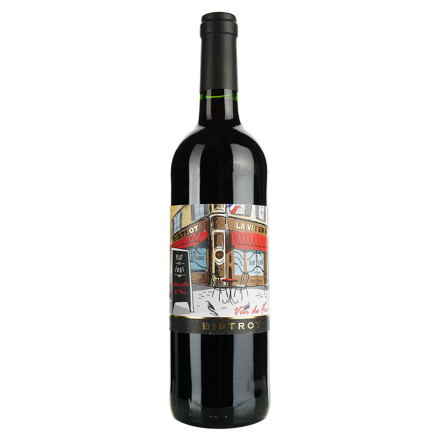 Вино Bistrot Merlot Cabernet, 13%, 0,75 л (795862)
