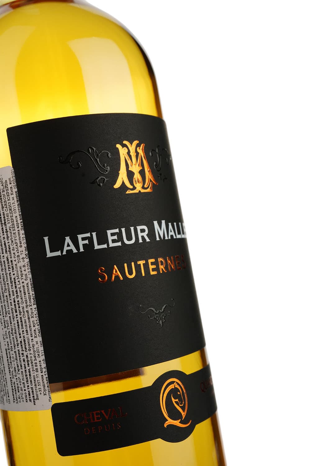 Вино Cheval Quancard Lafleur Mallet Sauternes AOC, біле, солодке, 13,5%, 0,75 л