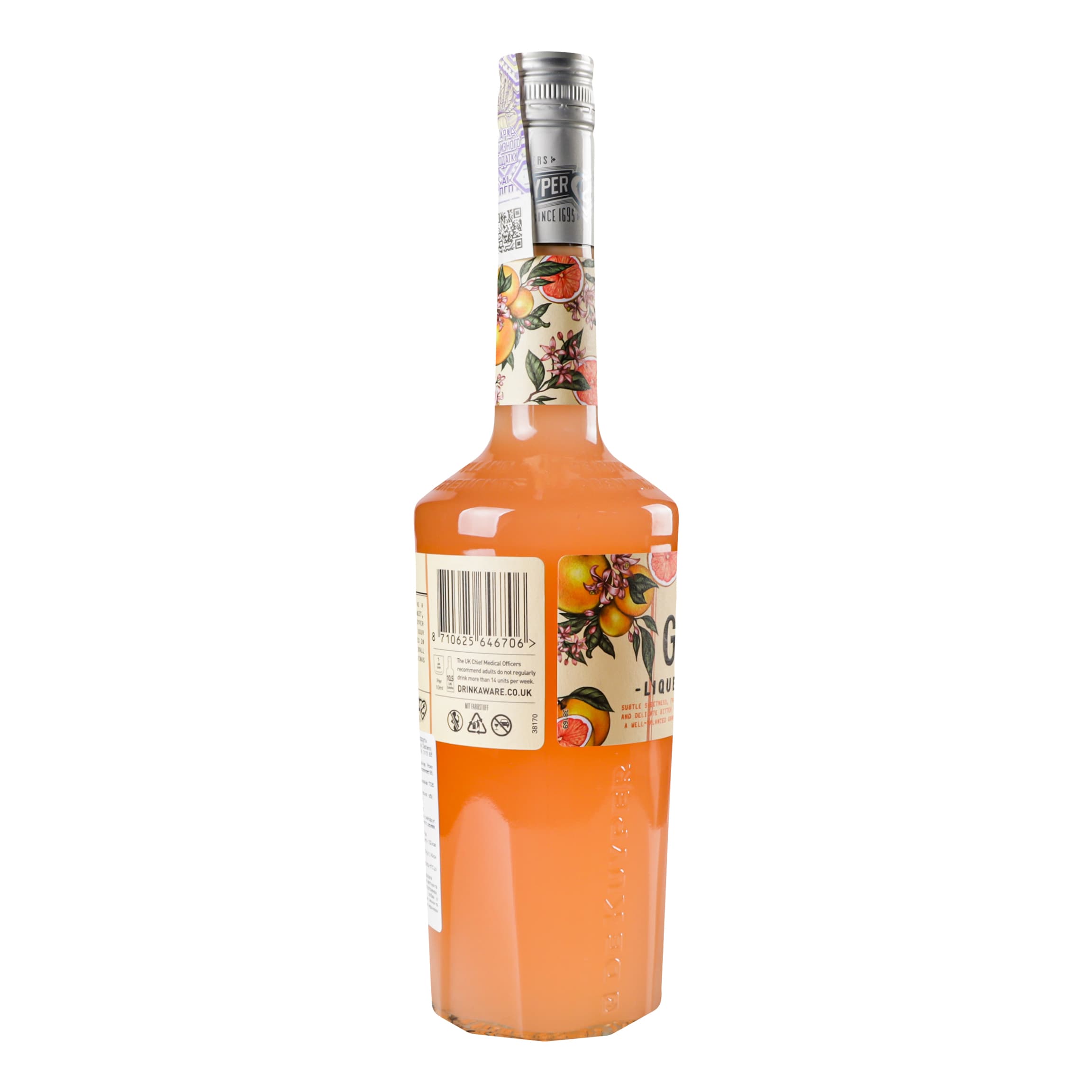 Лікер De Kuyper Grapefruit 15% 0.7 л (853868)