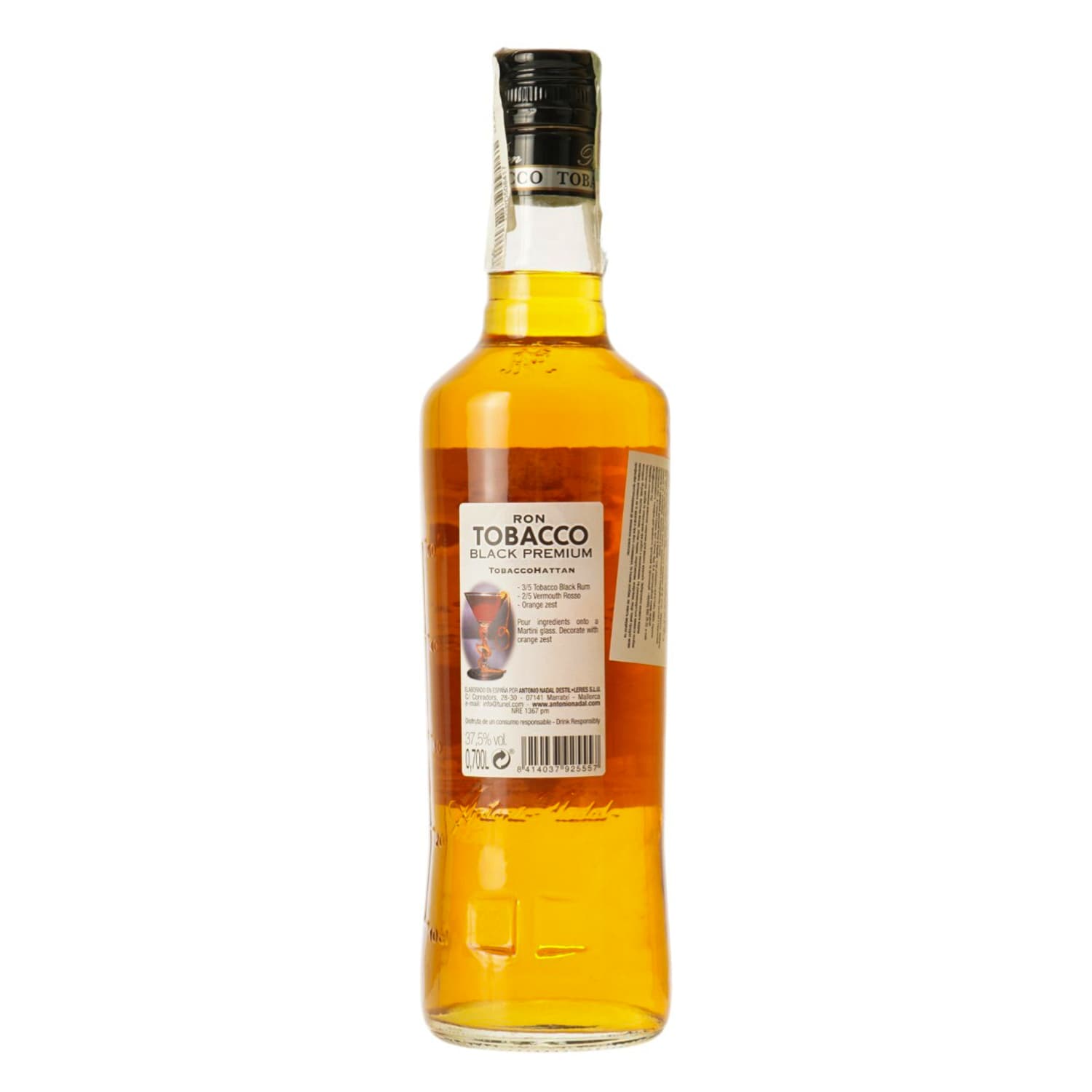 Ром Tobacco Black 37.5% 0.7 л