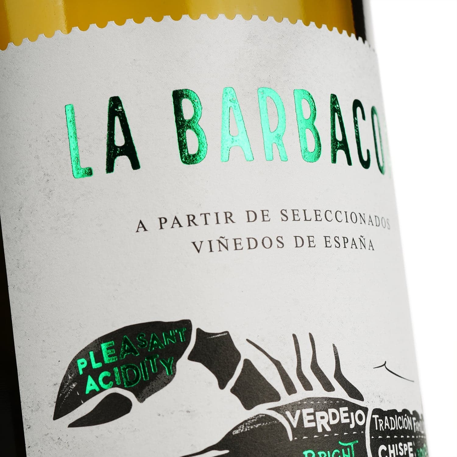 Вино La Barbacoa Verdejo біле сухе 12% (2 шт. х 0.75 л)
