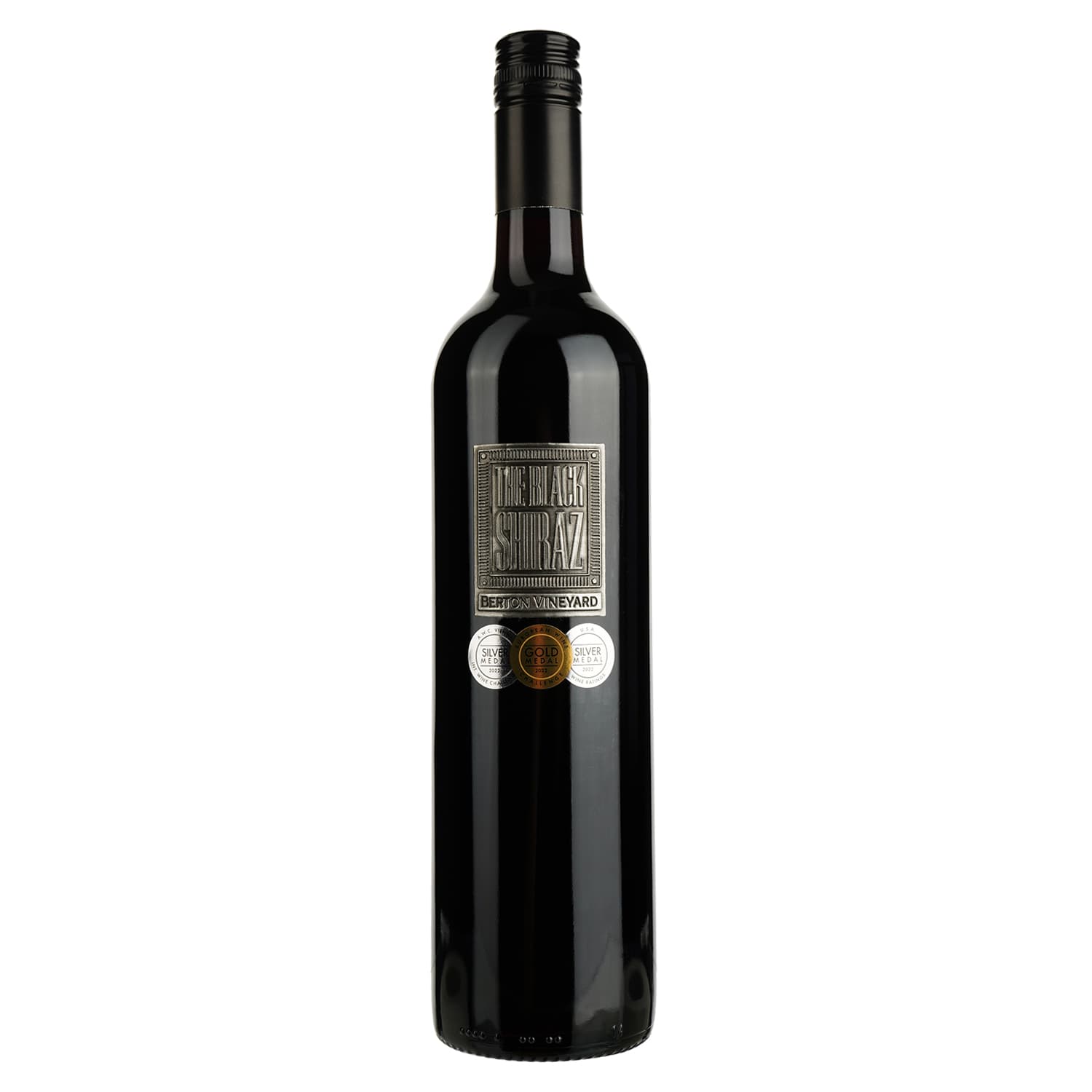 Вино Berton Vineyard Metal Label The Black Shiraz, червоне, сухе, 14,5%, 0,75 л