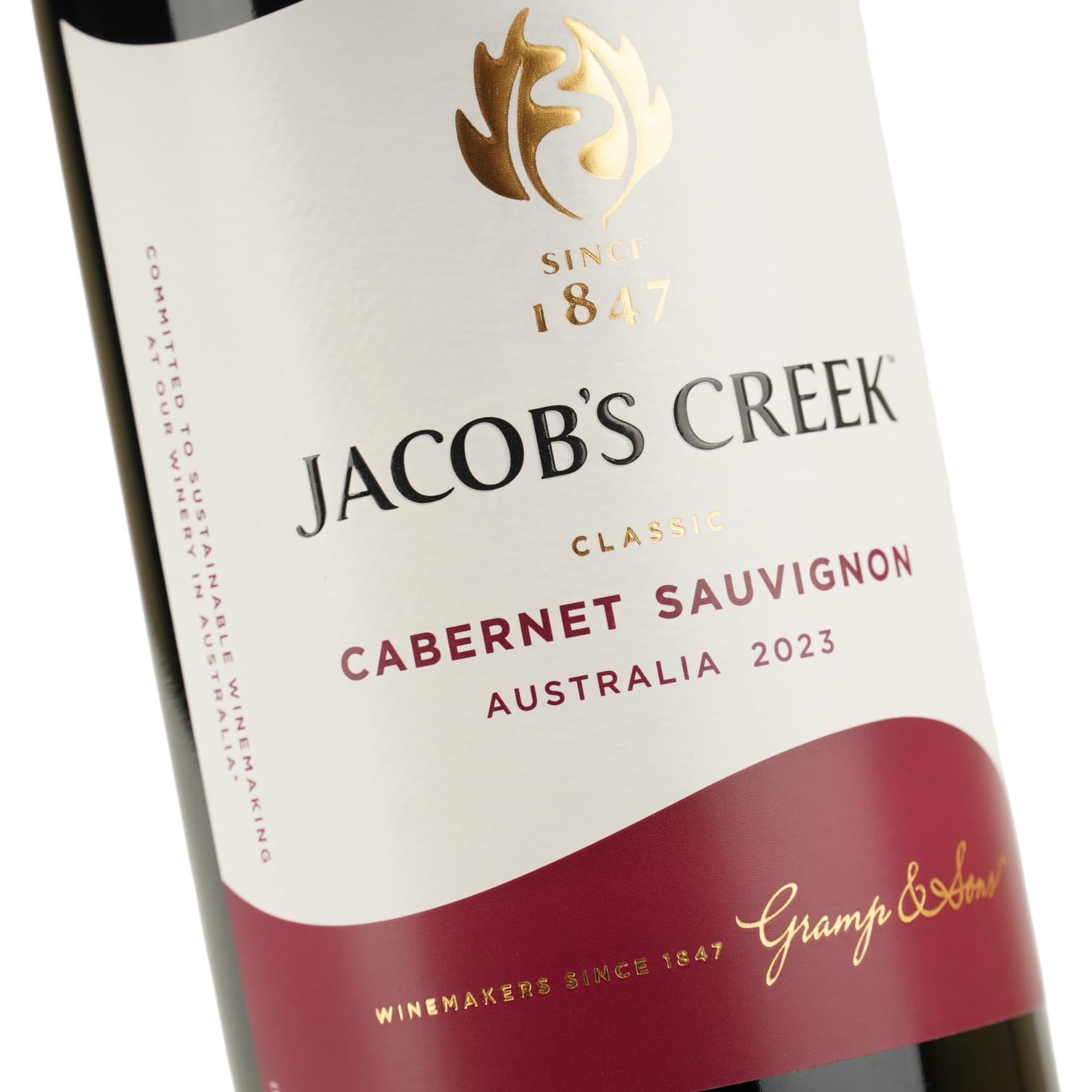 Вино Jacob's Creek Classic Cabernet Sauvignon червоне сухе 13.5% 0.75 л (2001)