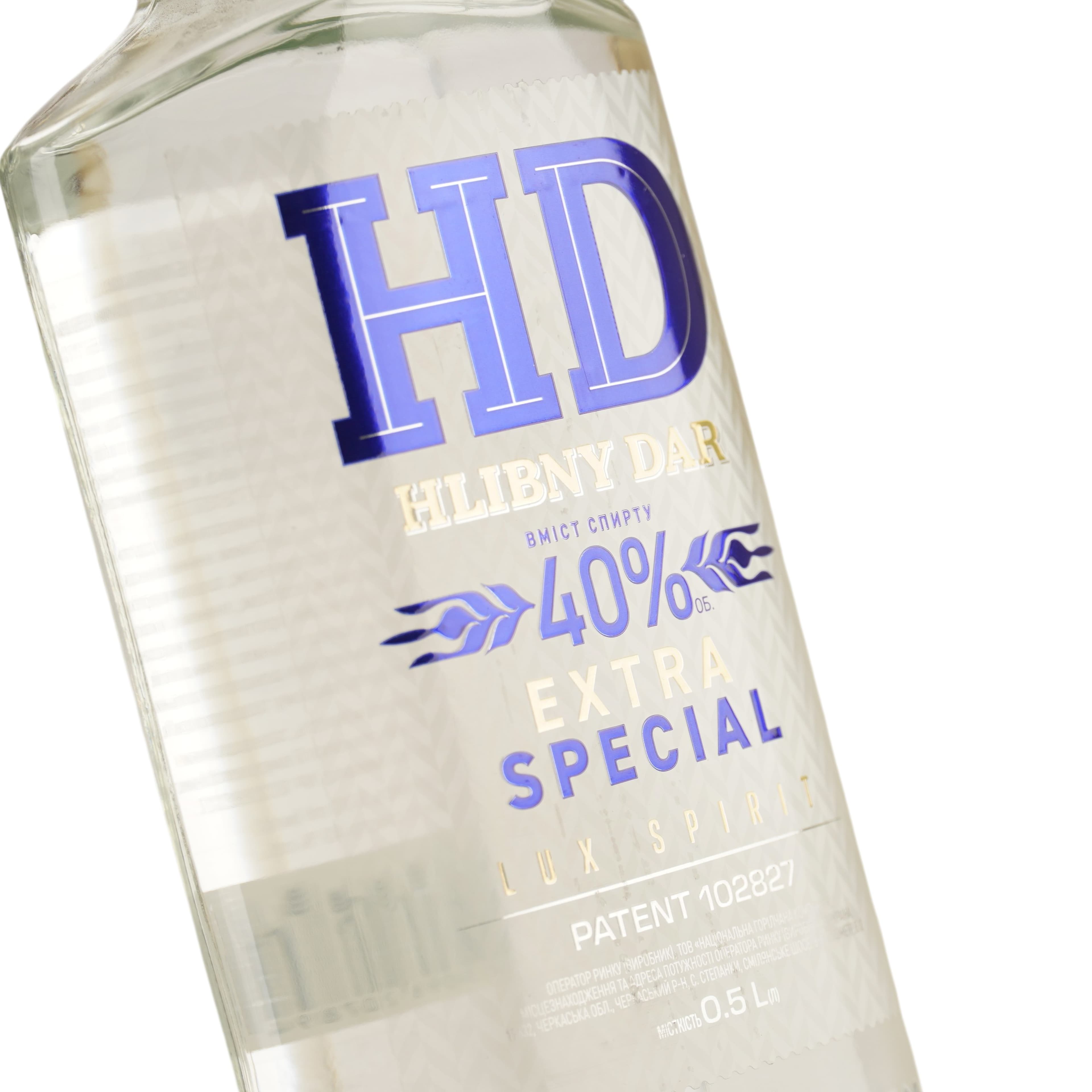 Горілка Хлібний Дар HD Extra Special Особлива 40% 0.5 л