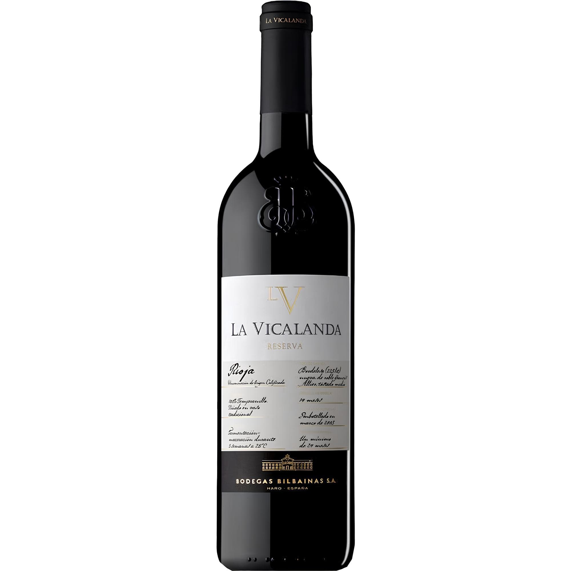 Вино La Vicalanda Reserva DOC Rioja червоне сухе 0.75 л