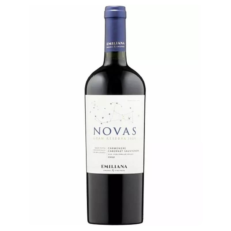 Вино Emiliana Novas Carmenere Cabernet Sauvignon, червоне, сухе, 0,75 л (8000012864288)