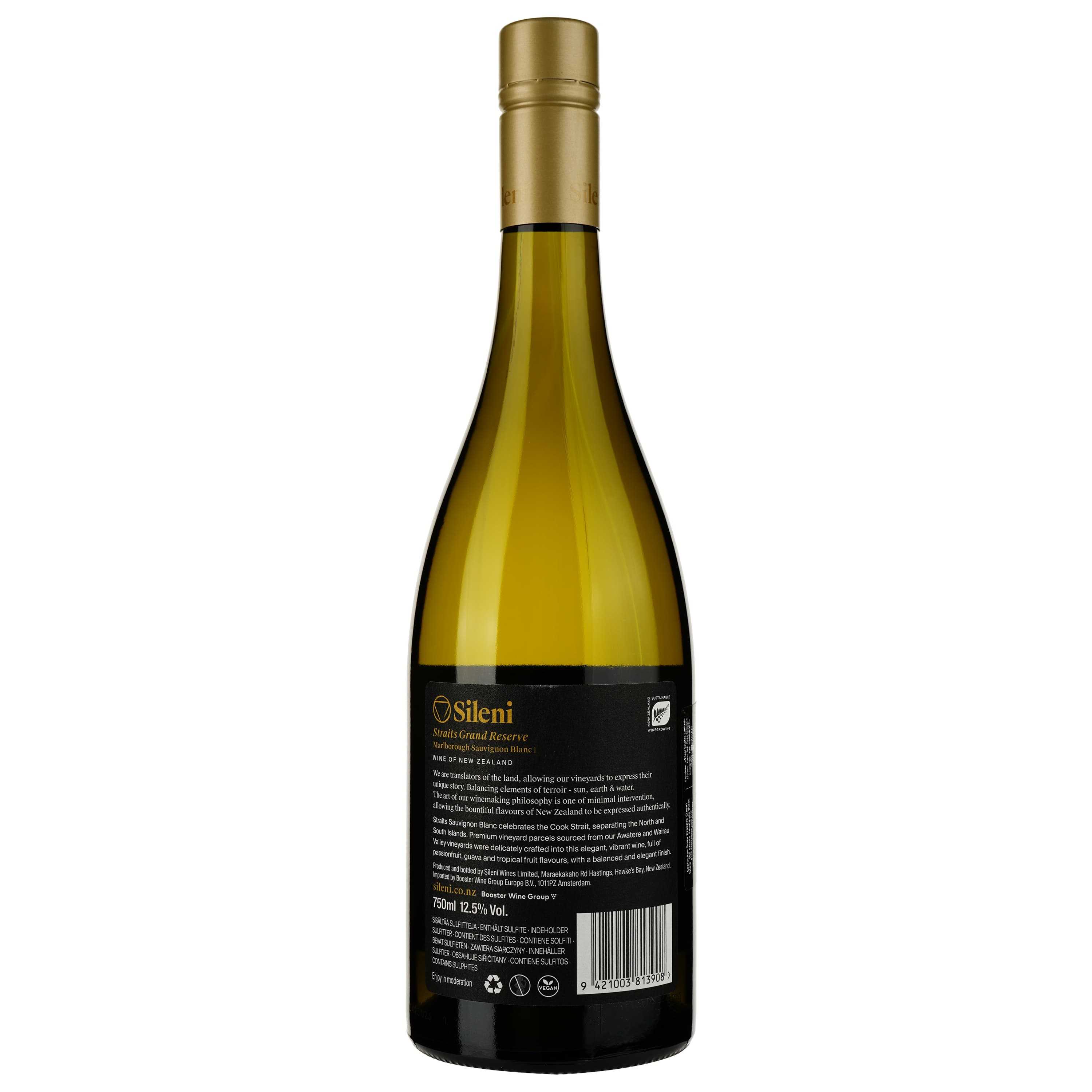 Вино Sileni The Straits Sauvignon Blanc бiле сухе 0.75 л