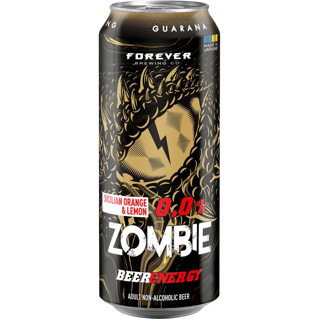 Пиво Forever Zombie безалкогольне світле нефільтроване 0.5% 0.5 л