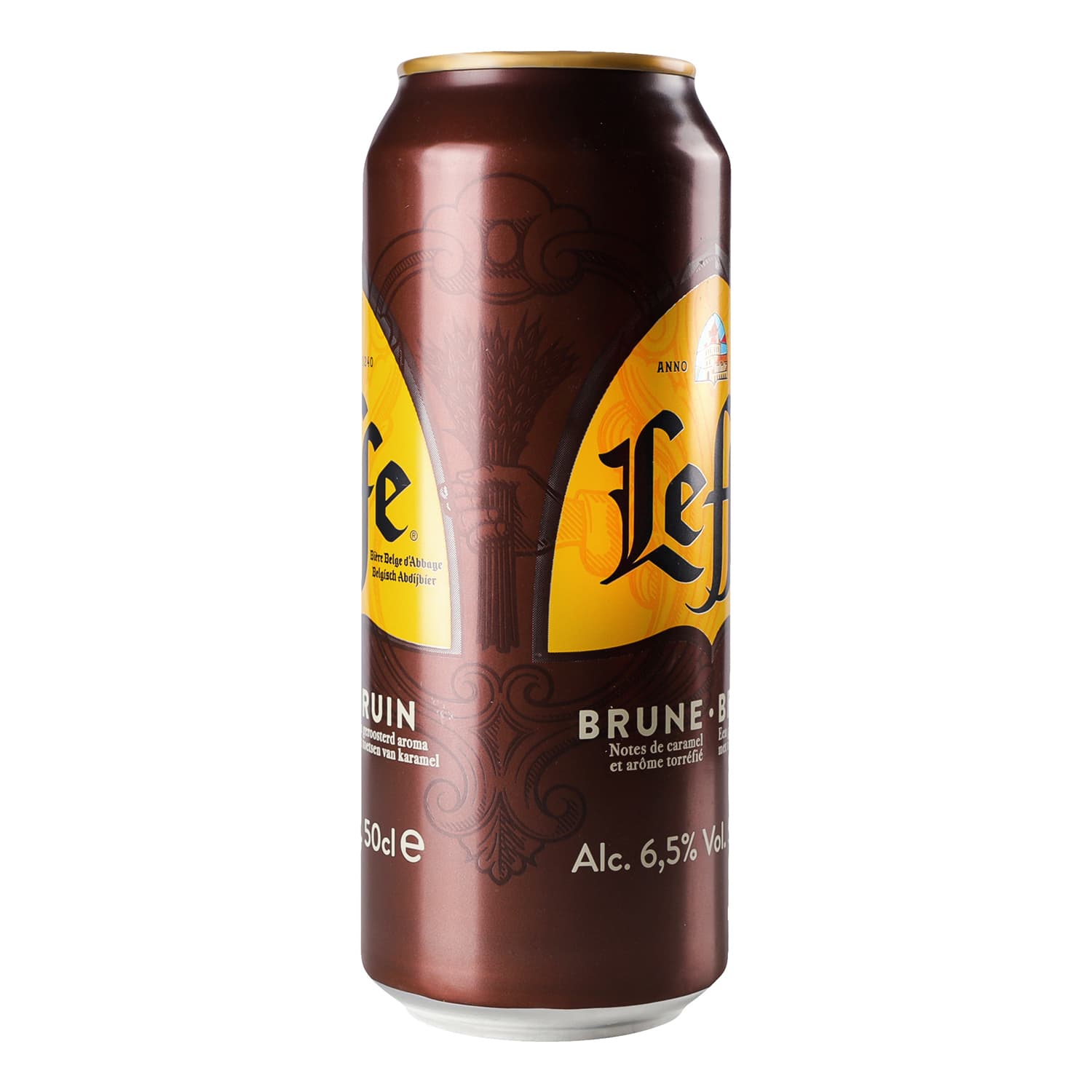 Пиво Leffe Brune, темне, 6,5%, з/б, 0,5 л (478576)