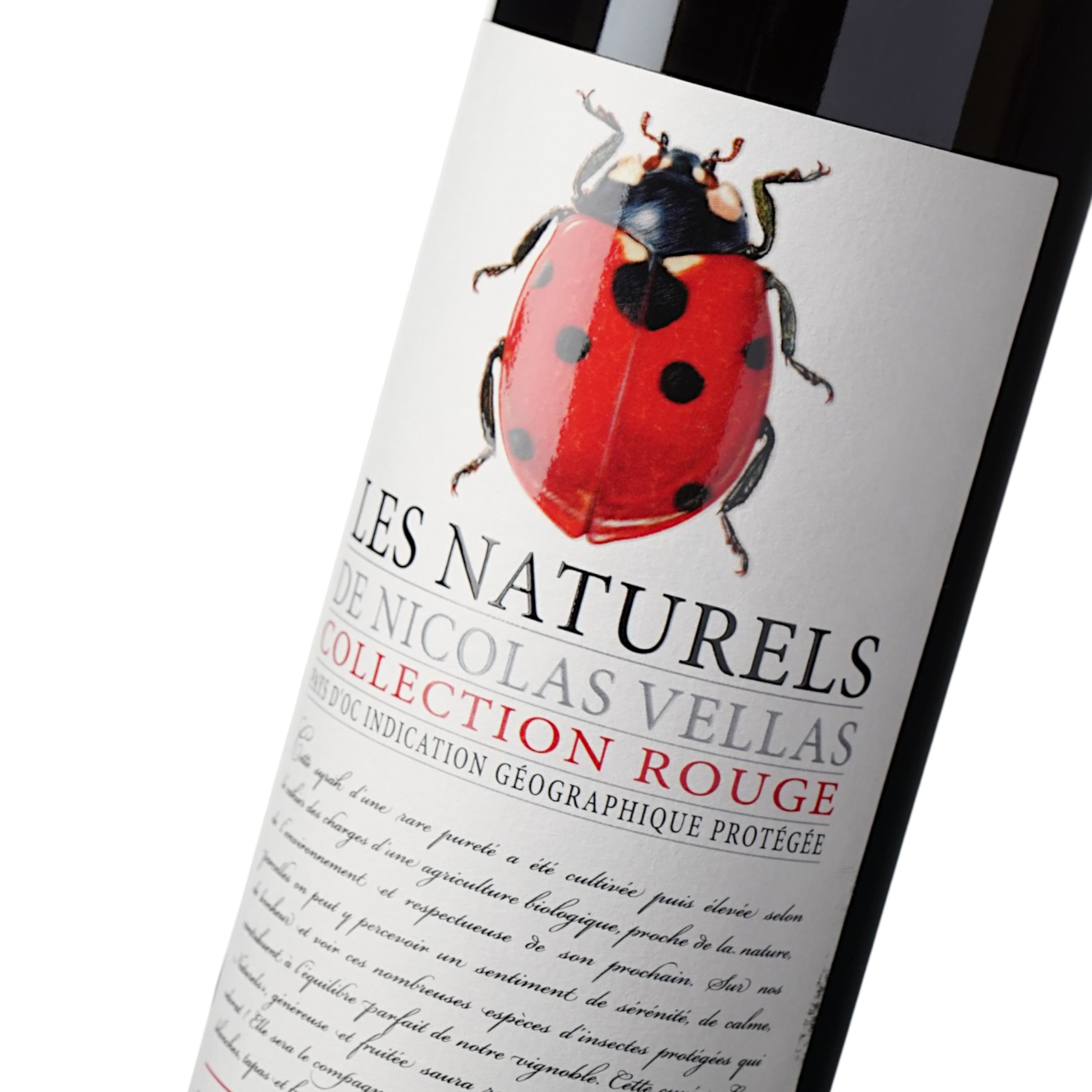 Вино Les Naturels De Nicolas Vellas Syrah Rouge Bio IGP Pays D'Oc, червоне, сухе, 0,75 л