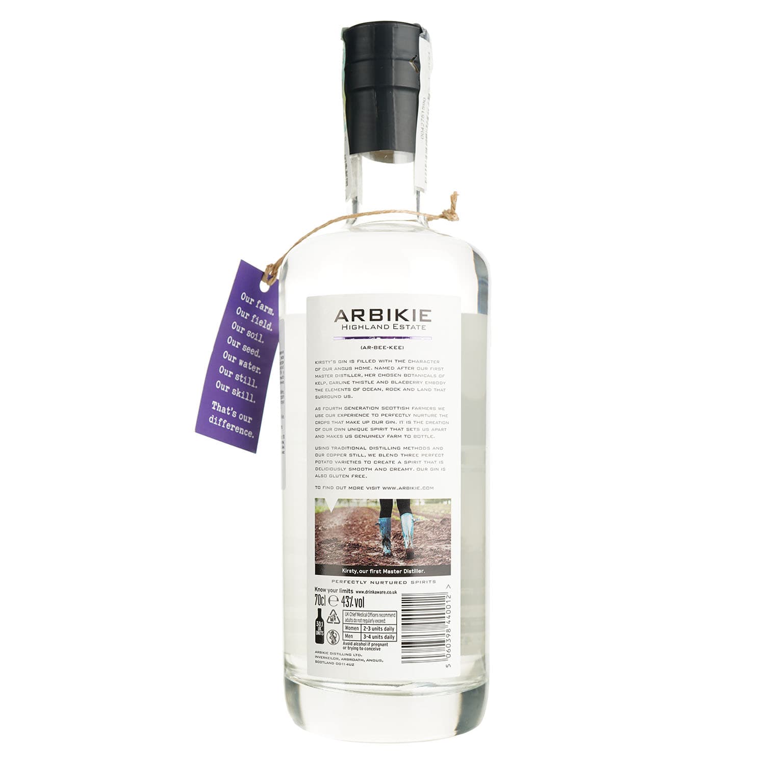Джин Arbikie Kirsty's 43% 0.7 л