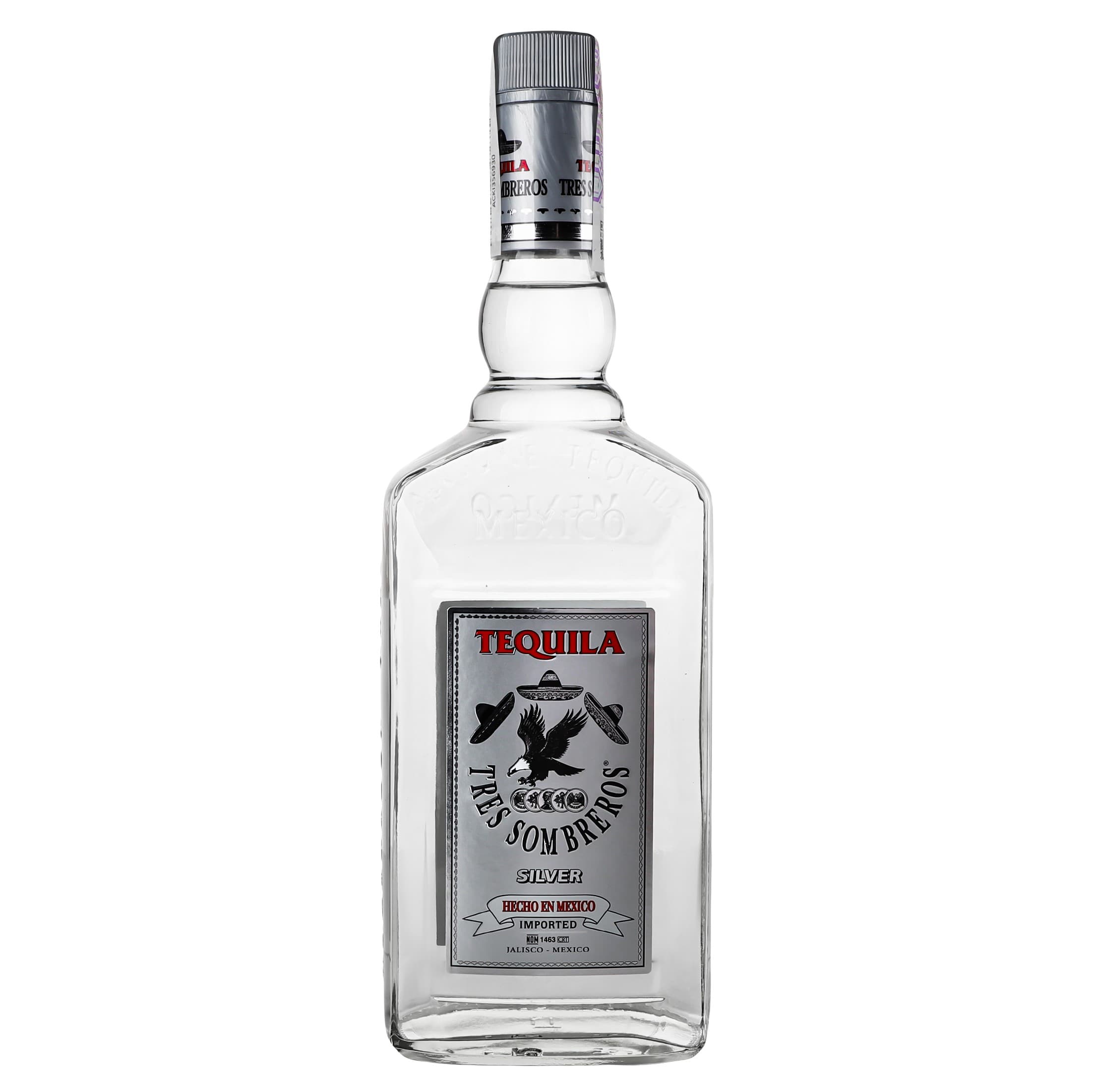 Текіла Tres Sombreros Silver 38% 1.4 л (2 шт. х 0.7 л)