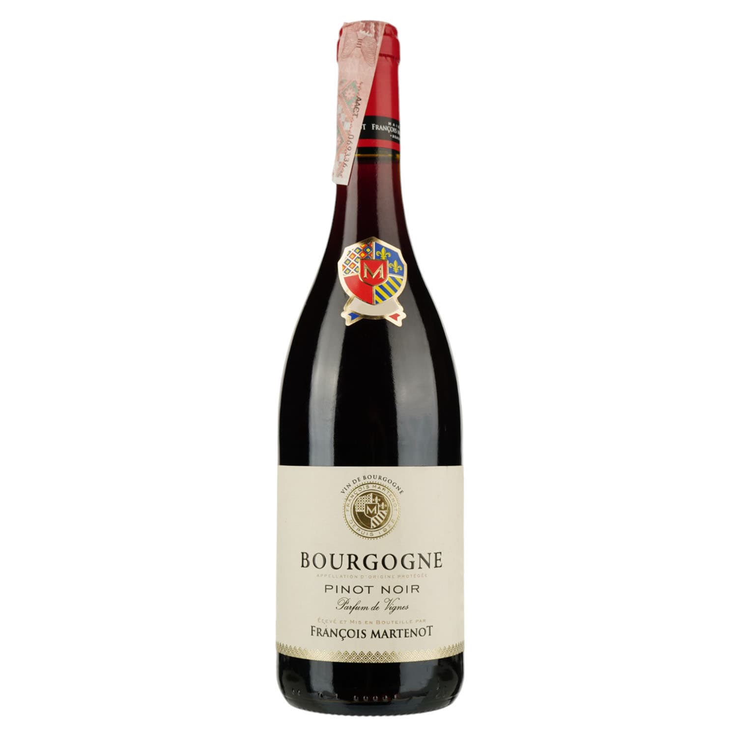 Вино Francois Martenot Bourgogne Pinot Noir Parfum de Vigne, червоне, сухе, 12,5%, 0,75 л