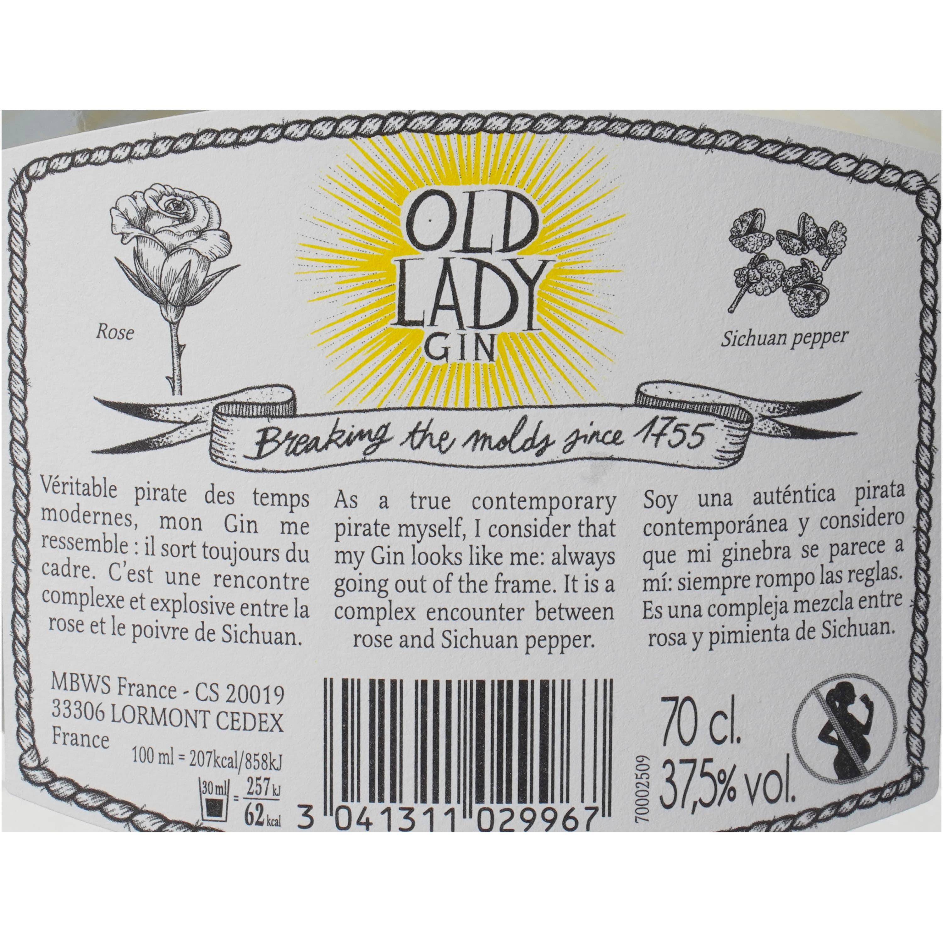 Джин Old Lady's 37.5% 0.7 л
