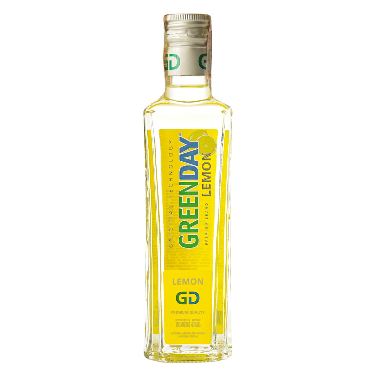 Настоянка Green Day Лимон 40% 0.2 л