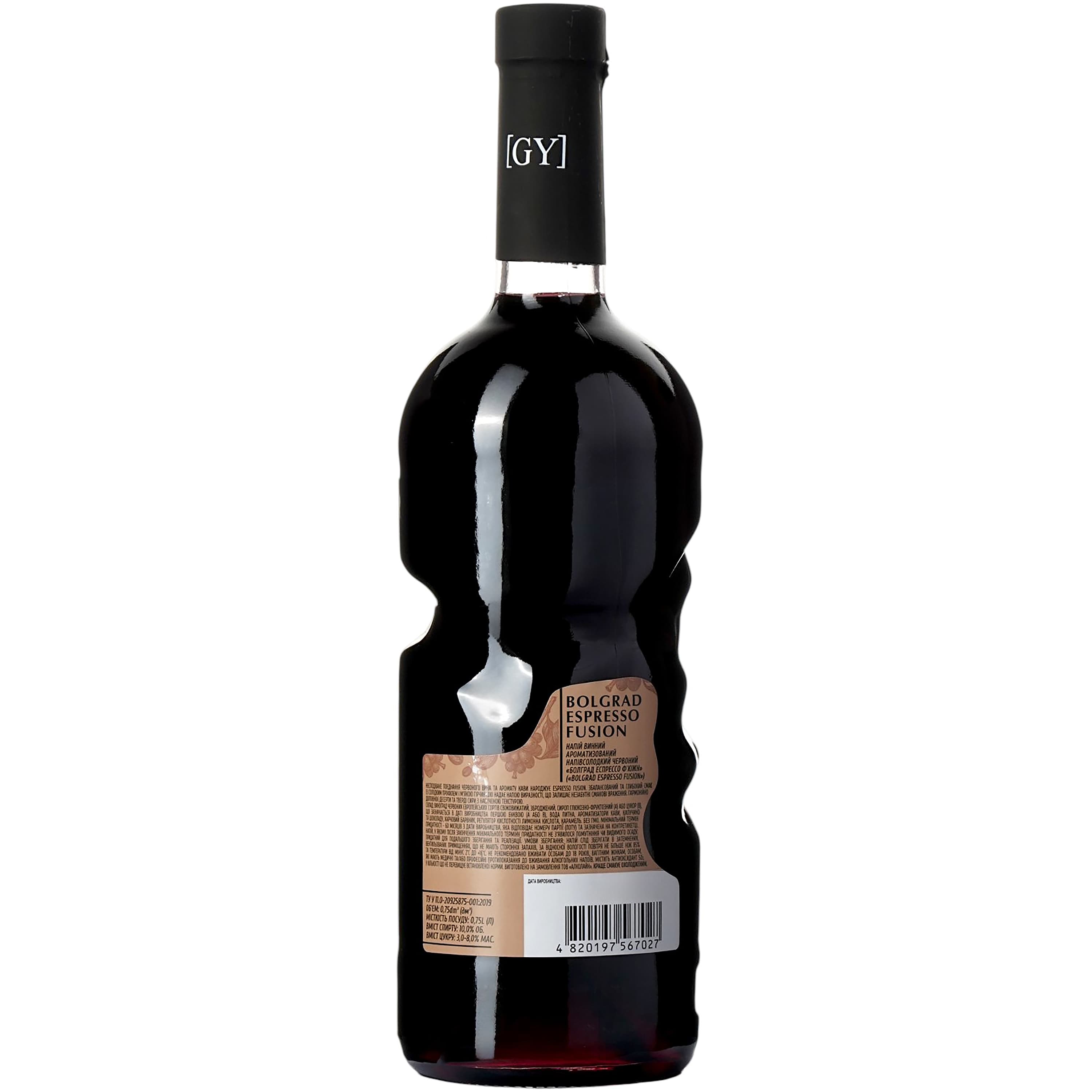 Винний напій Bolgrad Good Year напівсолодкий червоний Espresso Fusion 10% 0.75 л