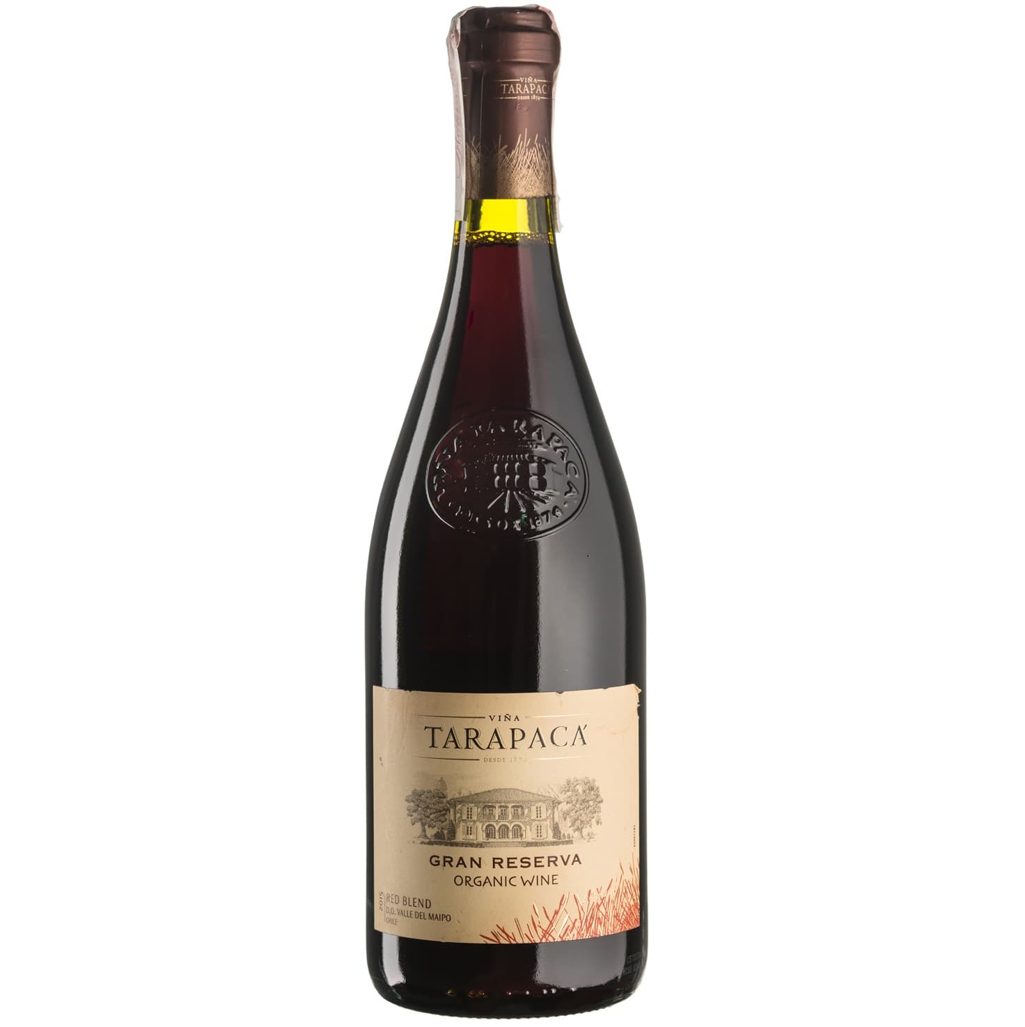 Вино Tarapaca Gran Reserva Organic Wine, червоне, сухе, 13,5%, 0,75 л (32237)