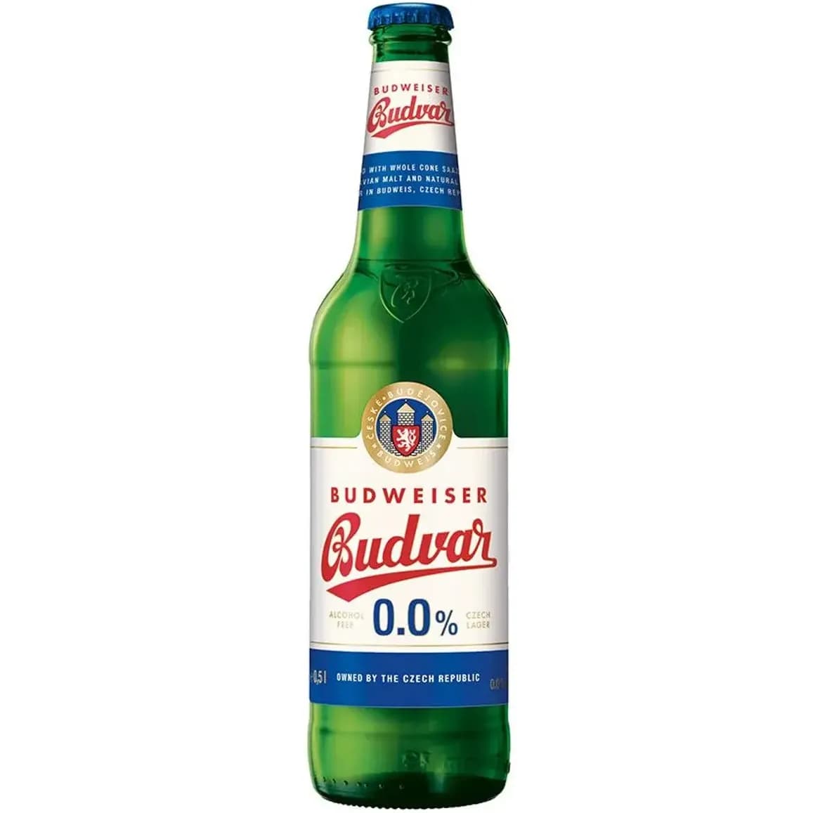 Пиво безалкогольне Budweiser Budvar світле, 0.5%, 0.33 л