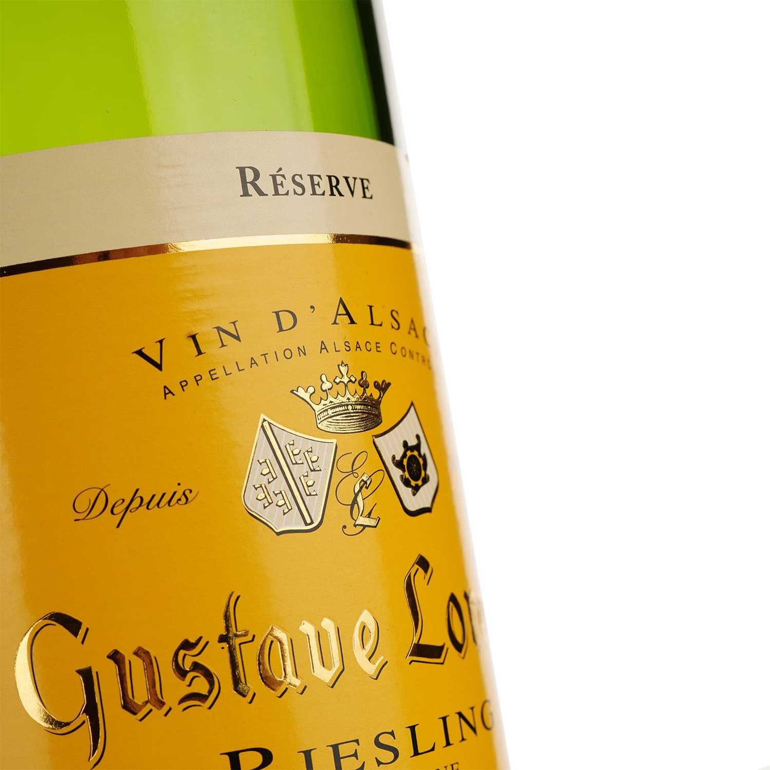 Вино Gustave Lorentz Riesling Reserve, біле, сухе, 12%, 0,75 л (1123230)