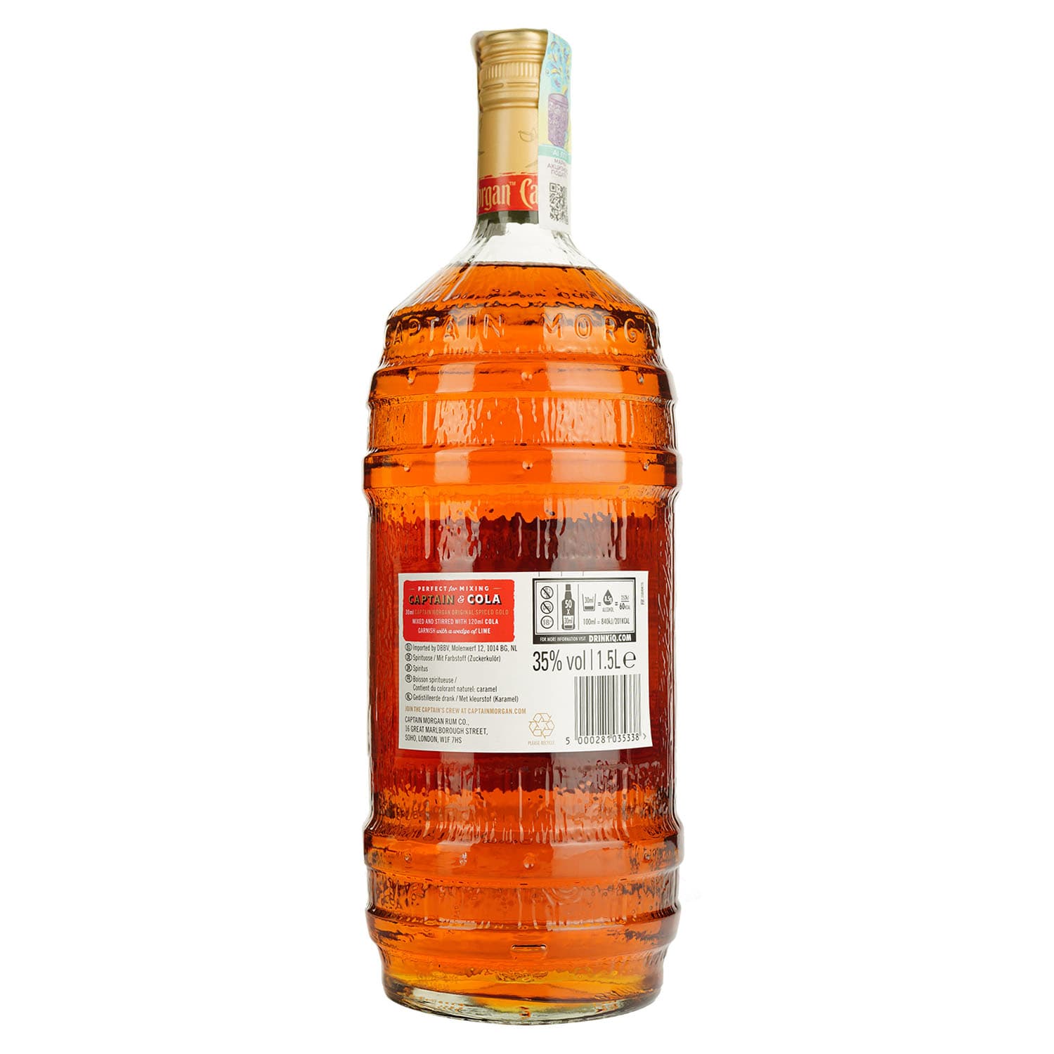 Алкогольний напій Captain Morgan Spiced Gold 35% 1.5 л