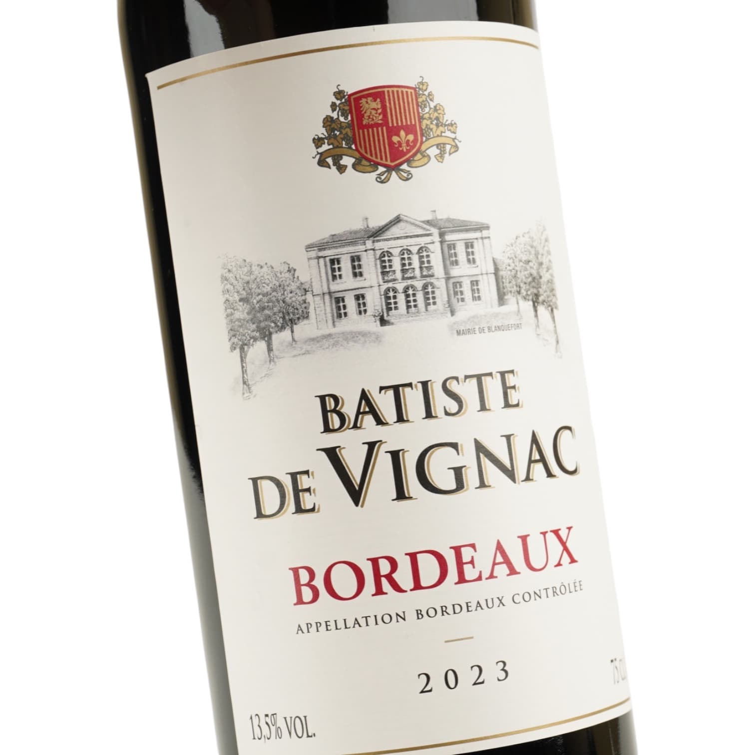 Вино Batiste de Vignac Bordeaux червоне 0.75 л 13.5%