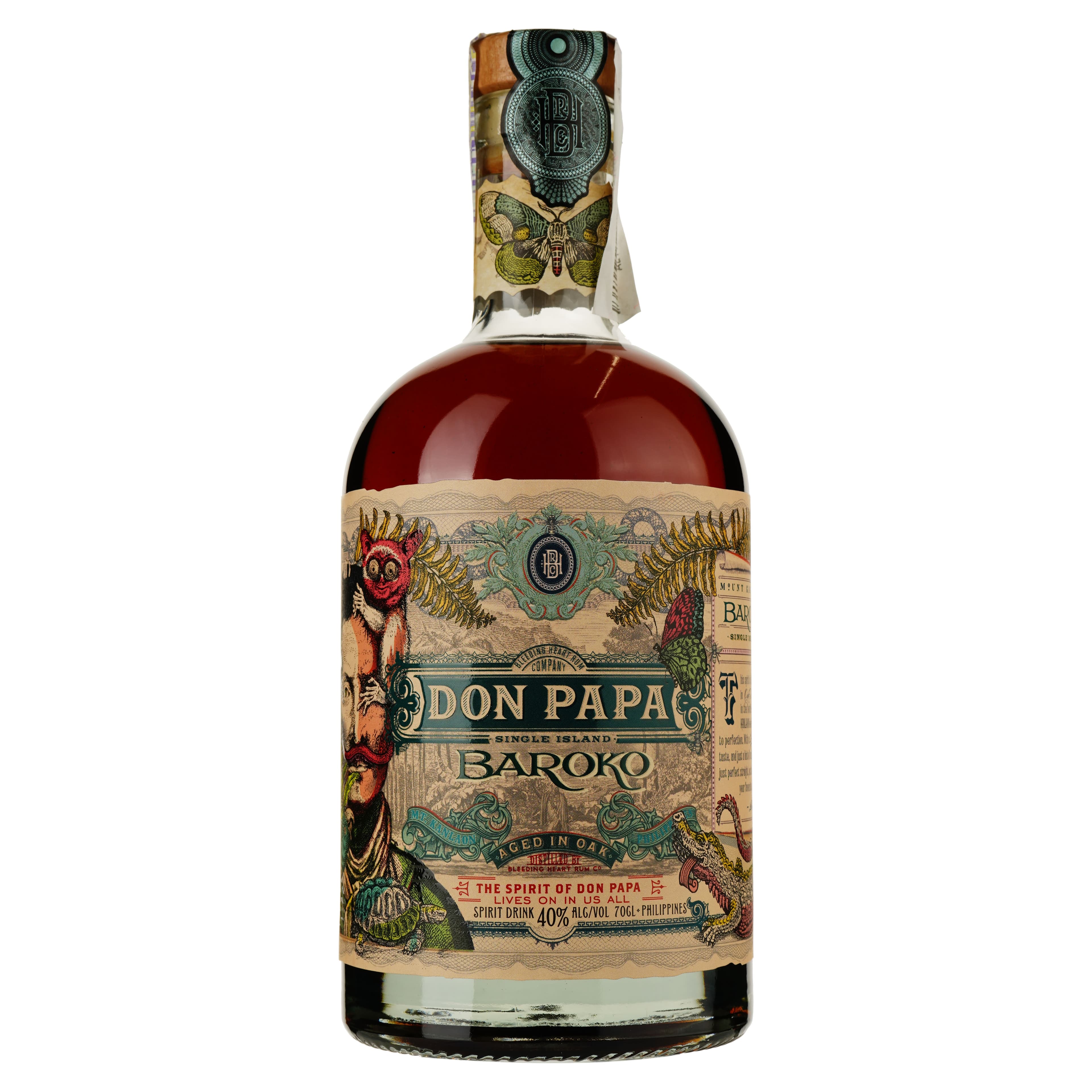 Ром Don Papa Baroko, 40%, 0,7 л