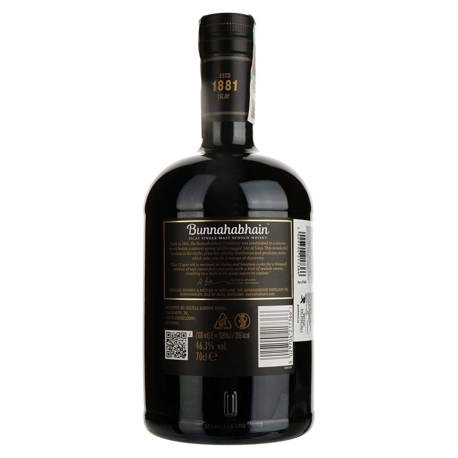 Віскі Bunnahabhain Single Malt Scotch Whisky, 46,3%, 0,7 л (849443)