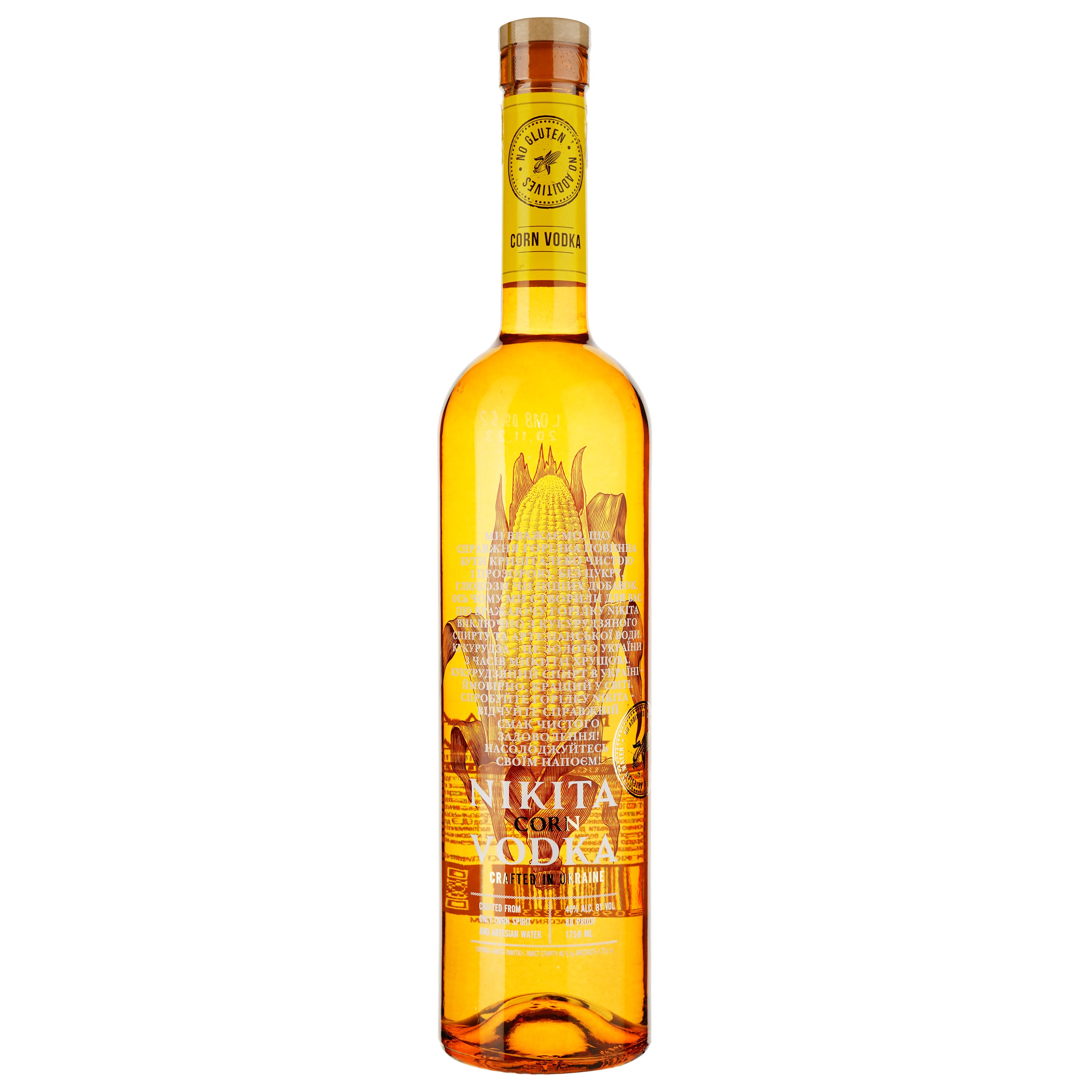 Горілка Nikita Corn 40% 1.75 л
