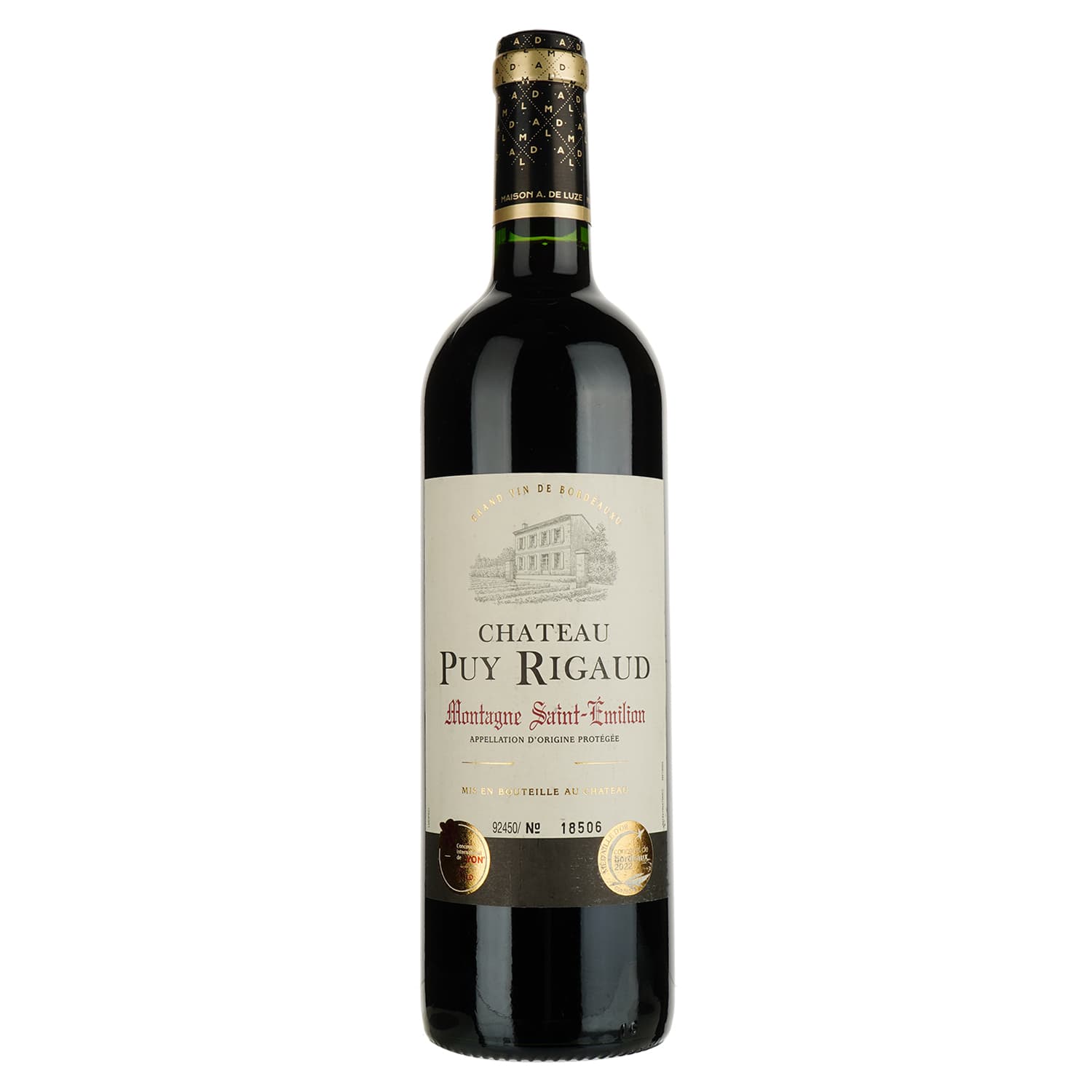 Вино Chateau Puy Rigaud AOP Montagne Saint-Emilion червоне сухе 11-14.5% 0.75 л